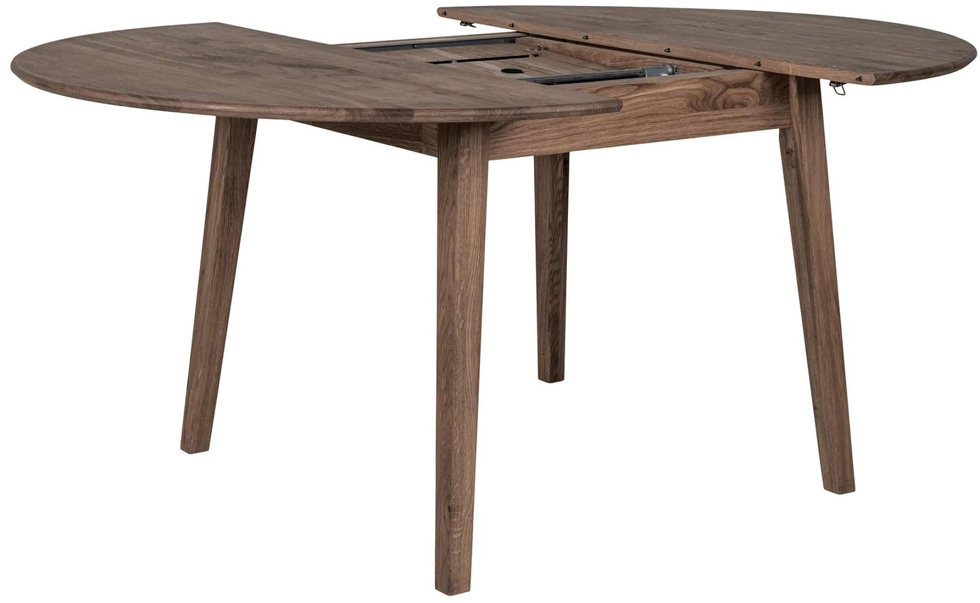 Product photograph of Forth 4-6 Seater Butterfly Smoked Oiled Oak Extending Dining Table from Choice Furniture Superstore.