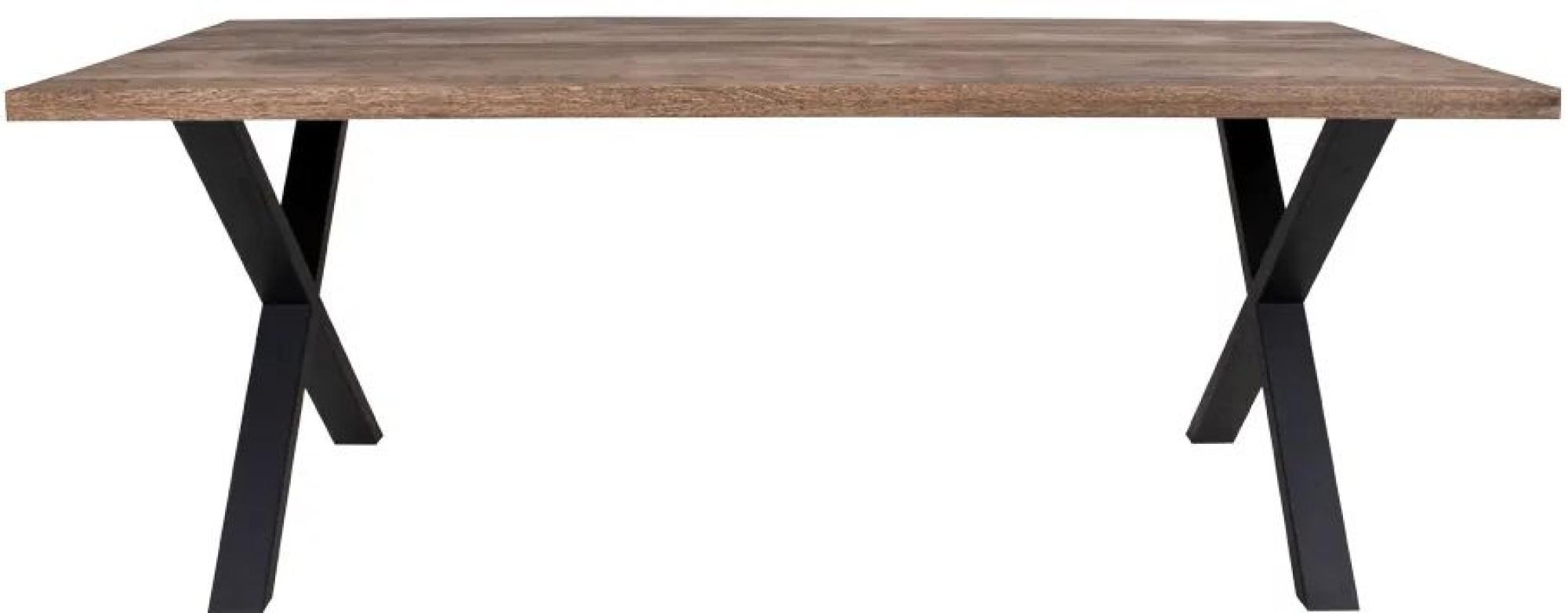 Product photograph of Essington Smoked Oiled Oak 6 Seater Dining Table from Choice Furniture Superstore.