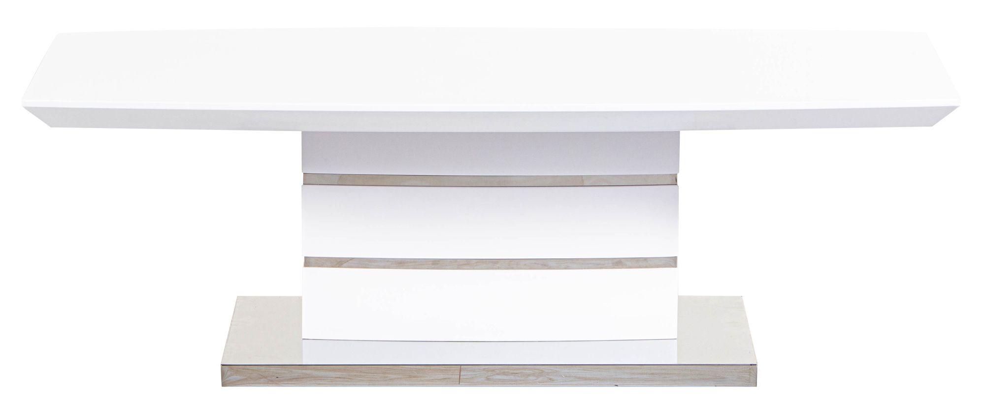 Product photograph of Rimini White Gloss Coffee Table from Choice Furniture Superstore.