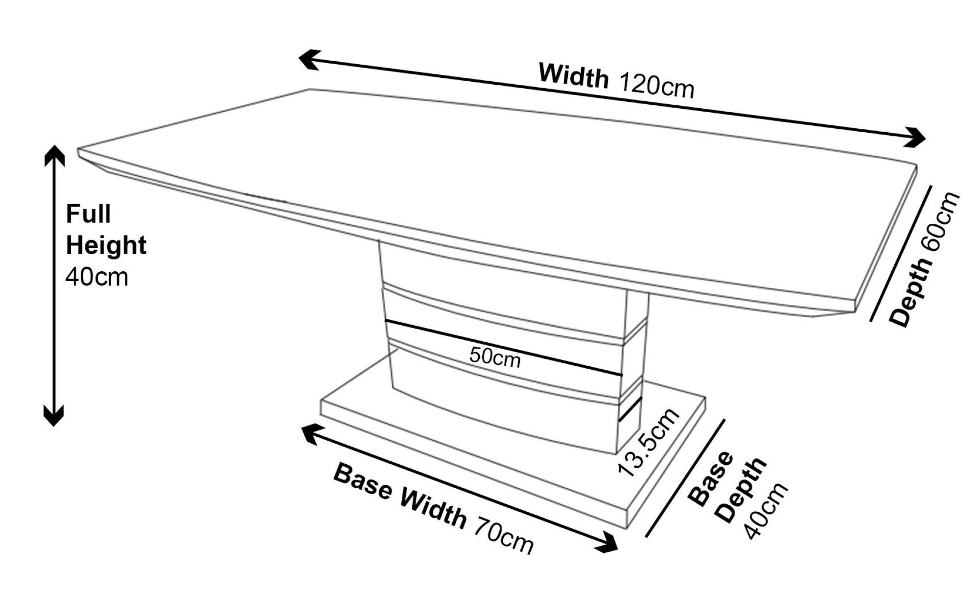 Product photograph of Rimini White Gloss Coffee Table from Choice Furniture Superstore.