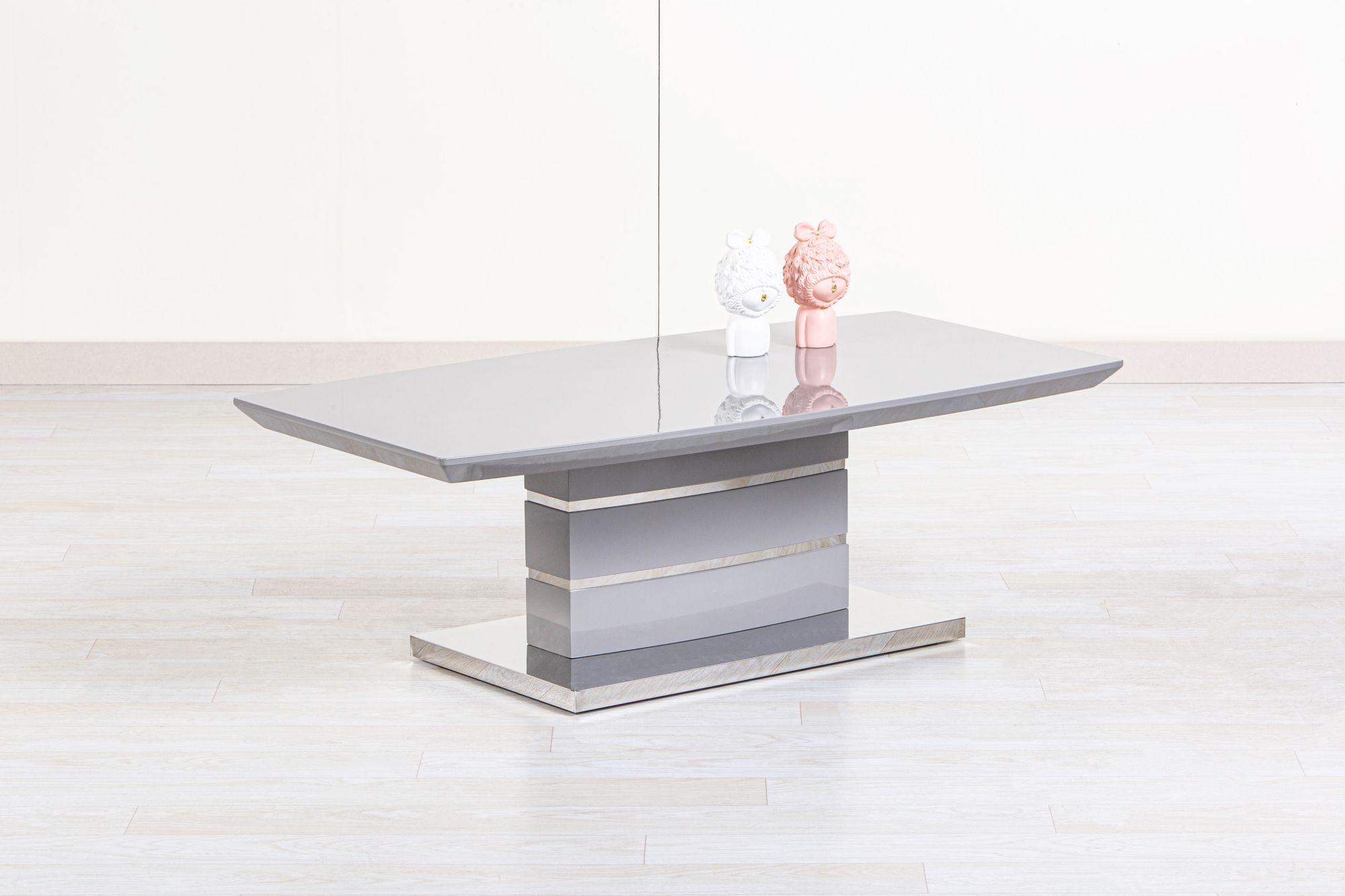 Product photograph of Rimini Grey Gloss Coffee Table from Choice Furniture Superstore.