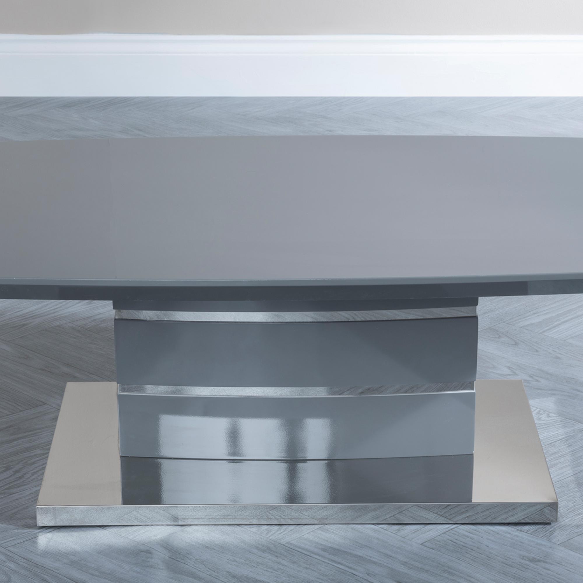 Product photograph of Rimini Grey Gloss Coffee Table from Choice Furniture Superstore.