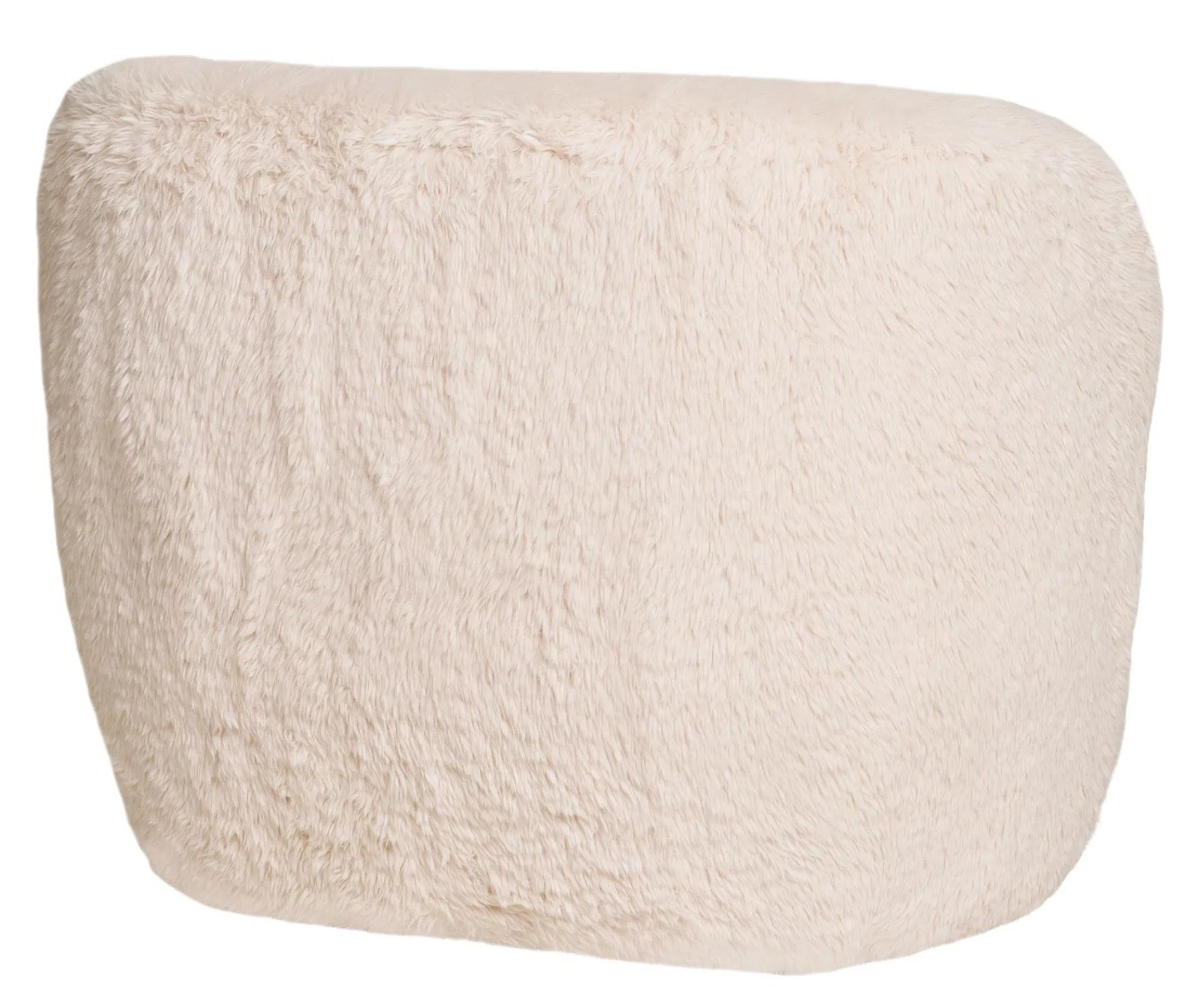 Product photograph of Indigo Off-white Fabric Lounge Chair from Choice Furniture Superstore.