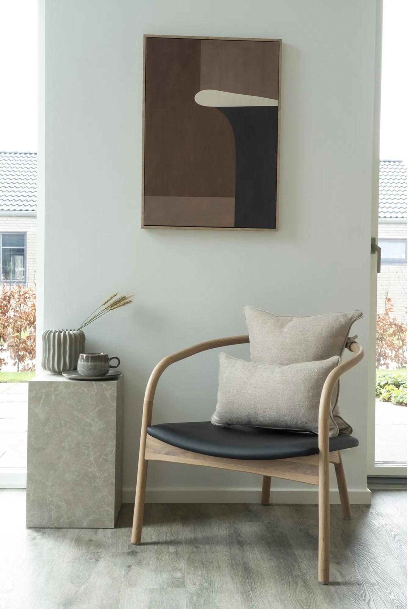 Product photograph of Atkinson Natural Oak Lounge Chair from Choice Furniture Superstore.