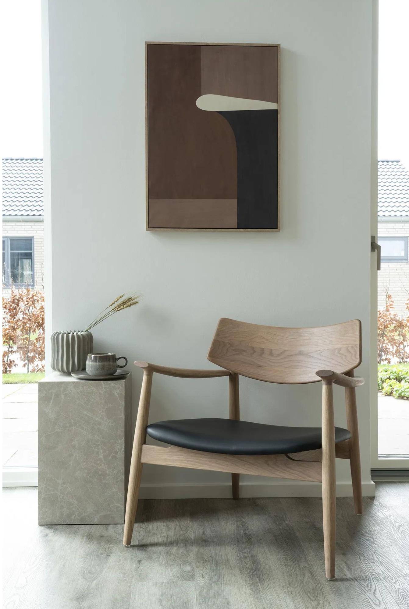 Product photograph of Cibola Natural Oak Lounge Chair from Choice Furniture Superstore.