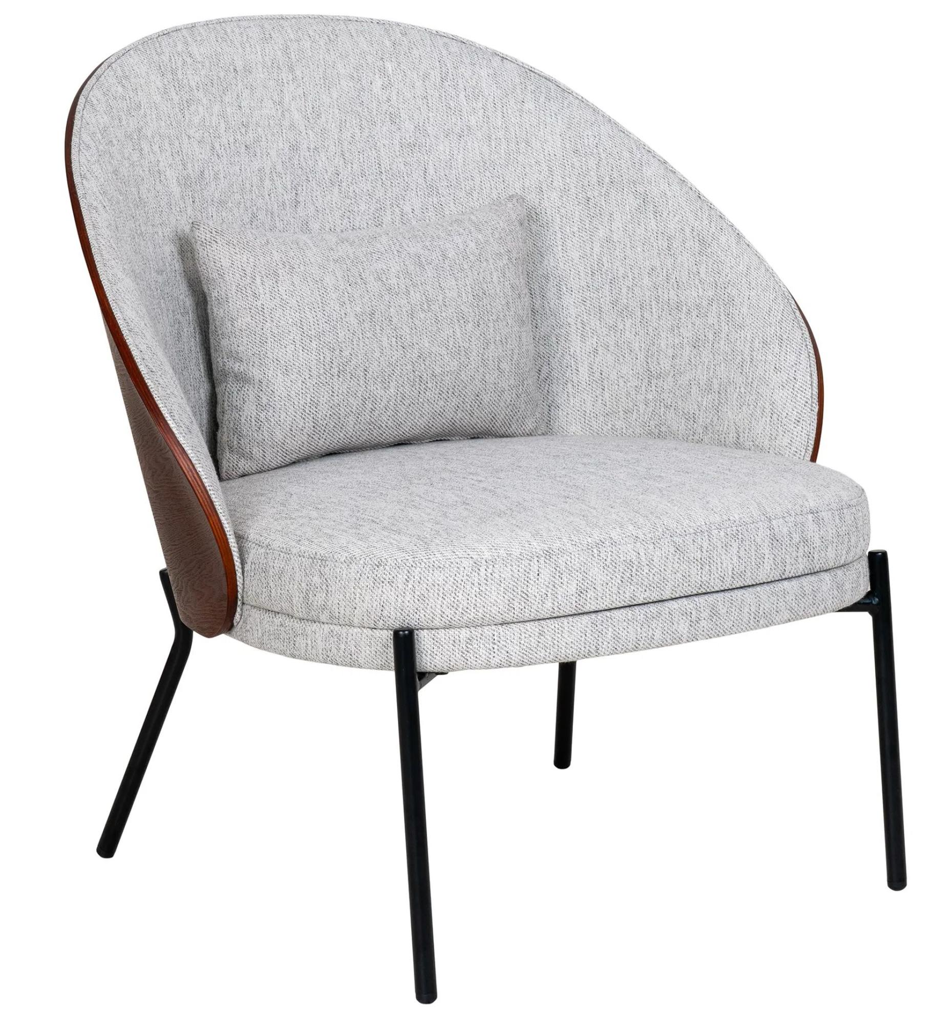 Product photograph of Convoy Light Grey Fabric Lounge Chair from Choice Furniture Superstore.