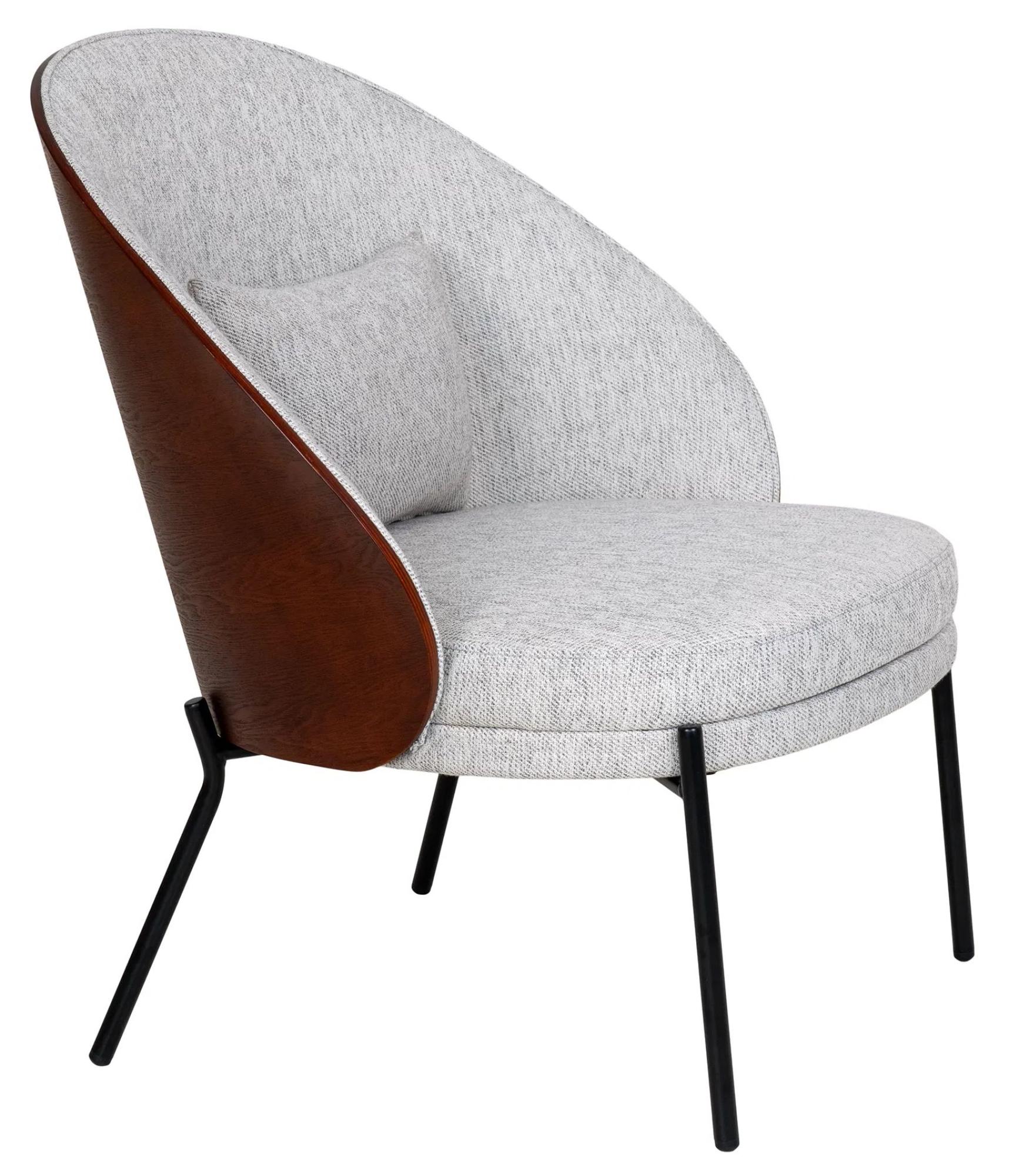 Product photograph of Convoy Light Grey Fabric Lounge Chair from Choice Furniture Superstore.