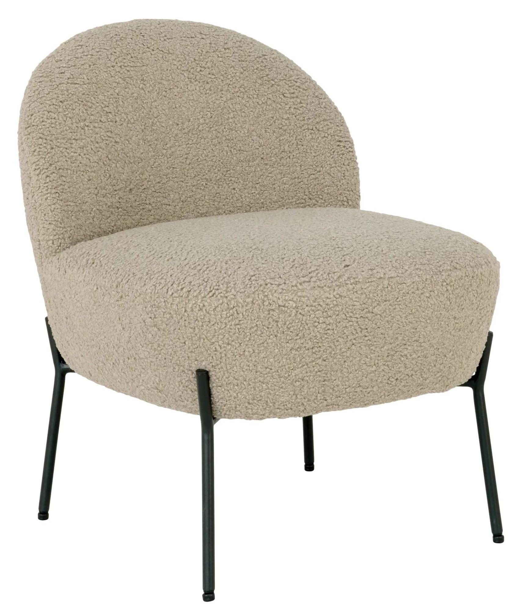 Product photograph of Dingley Beige Fabric Lounge Chair from Choice Furniture Superstore.