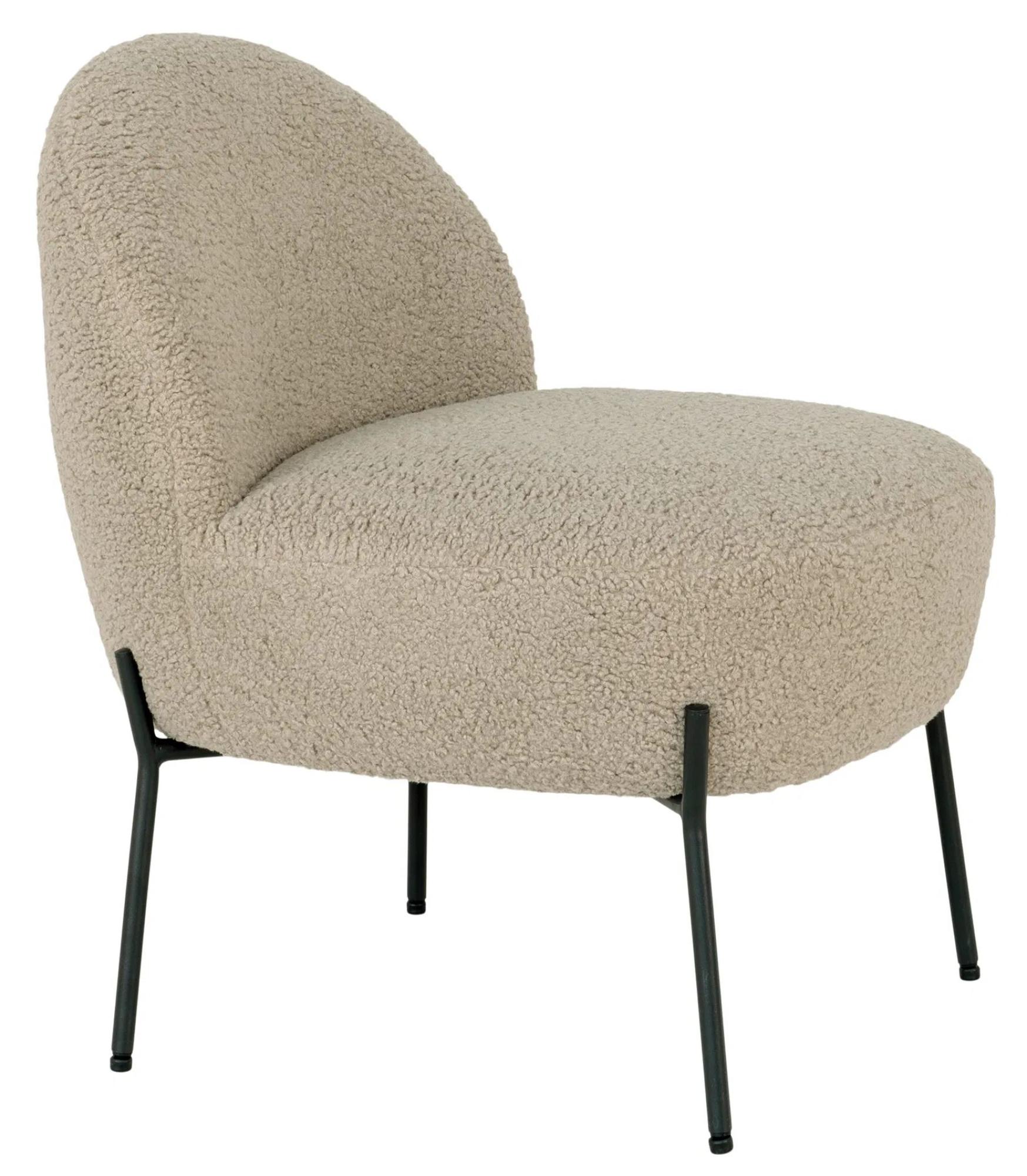 Product photograph of Dingley Beige Fabric Lounge Chair from Choice Furniture Superstore.