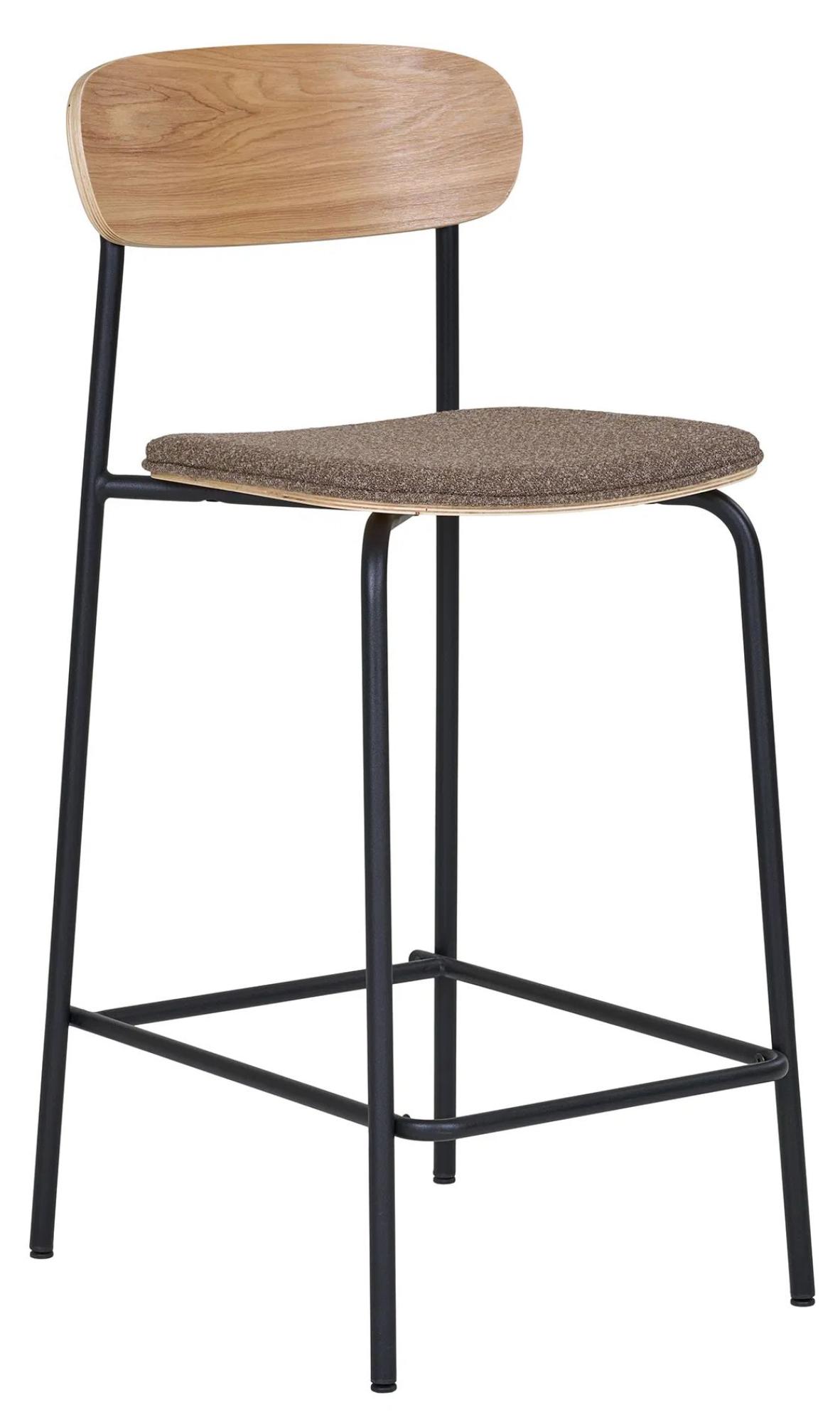 Product photograph of 2 X Barrelville Black Metal Barstool from Choice Furniture Superstore.