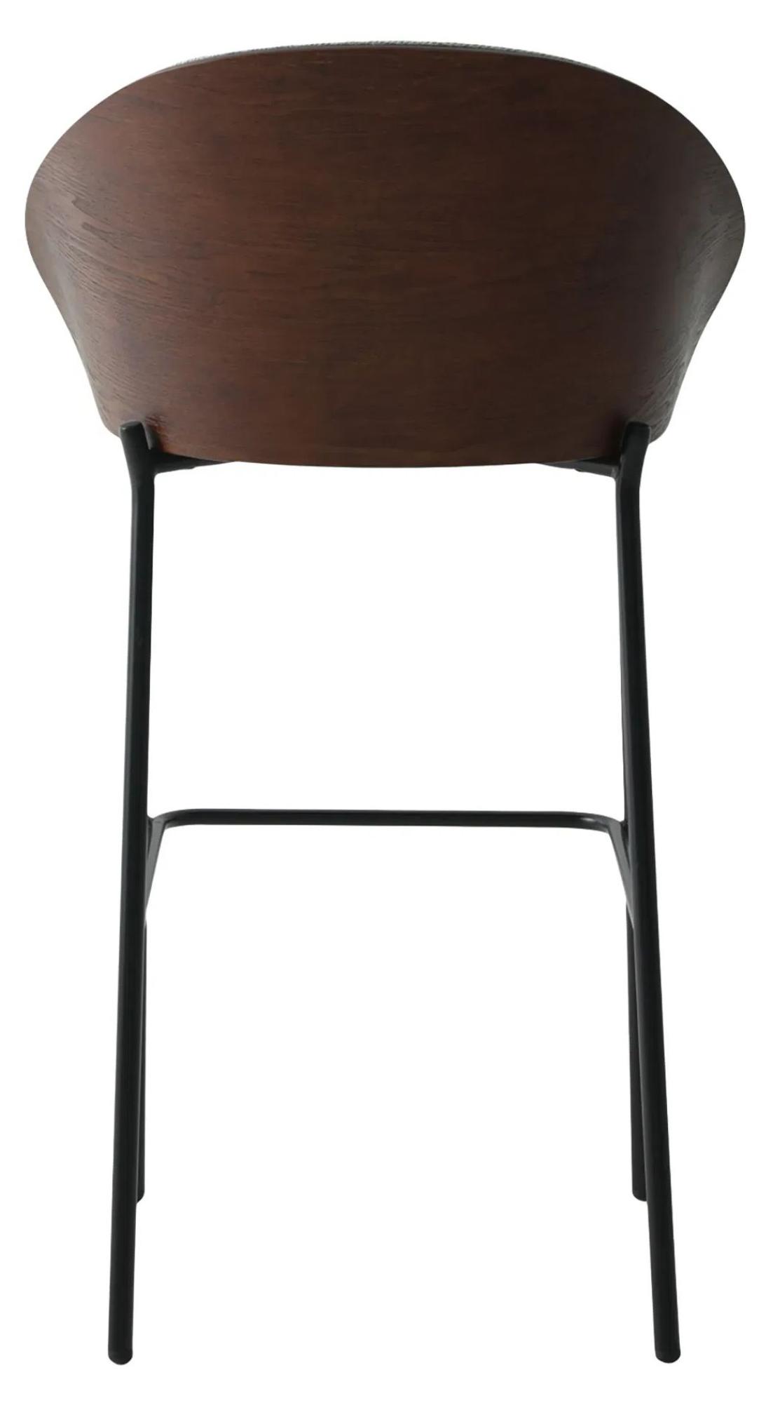 Product photograph of 2 X Convoy Light Grey Fabric Barstool from Choice Furniture Superstore.