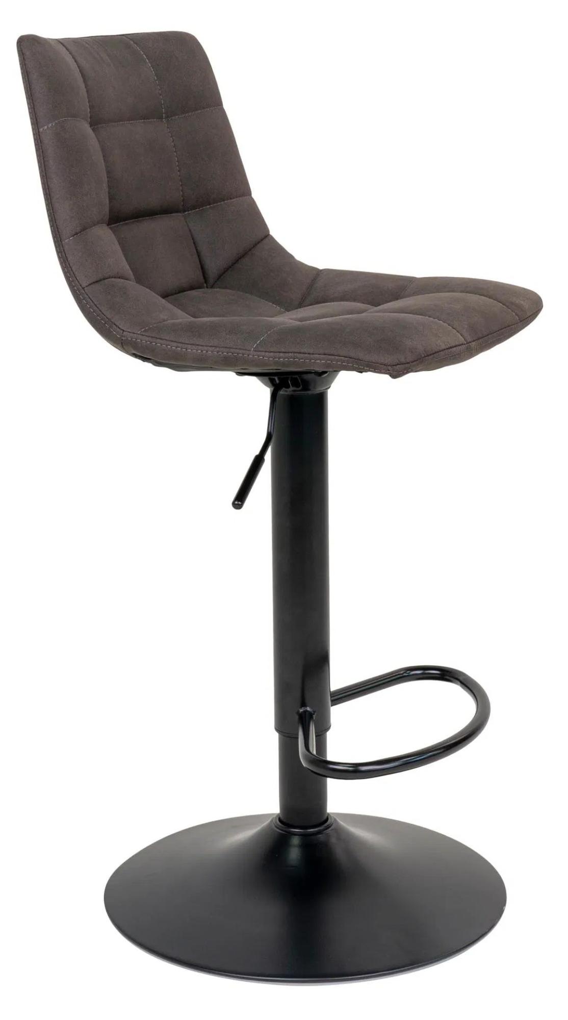 Product photograph of 2 X Timmonsville Dark Grey Fabric Barstool from Choice Furniture Superstore.