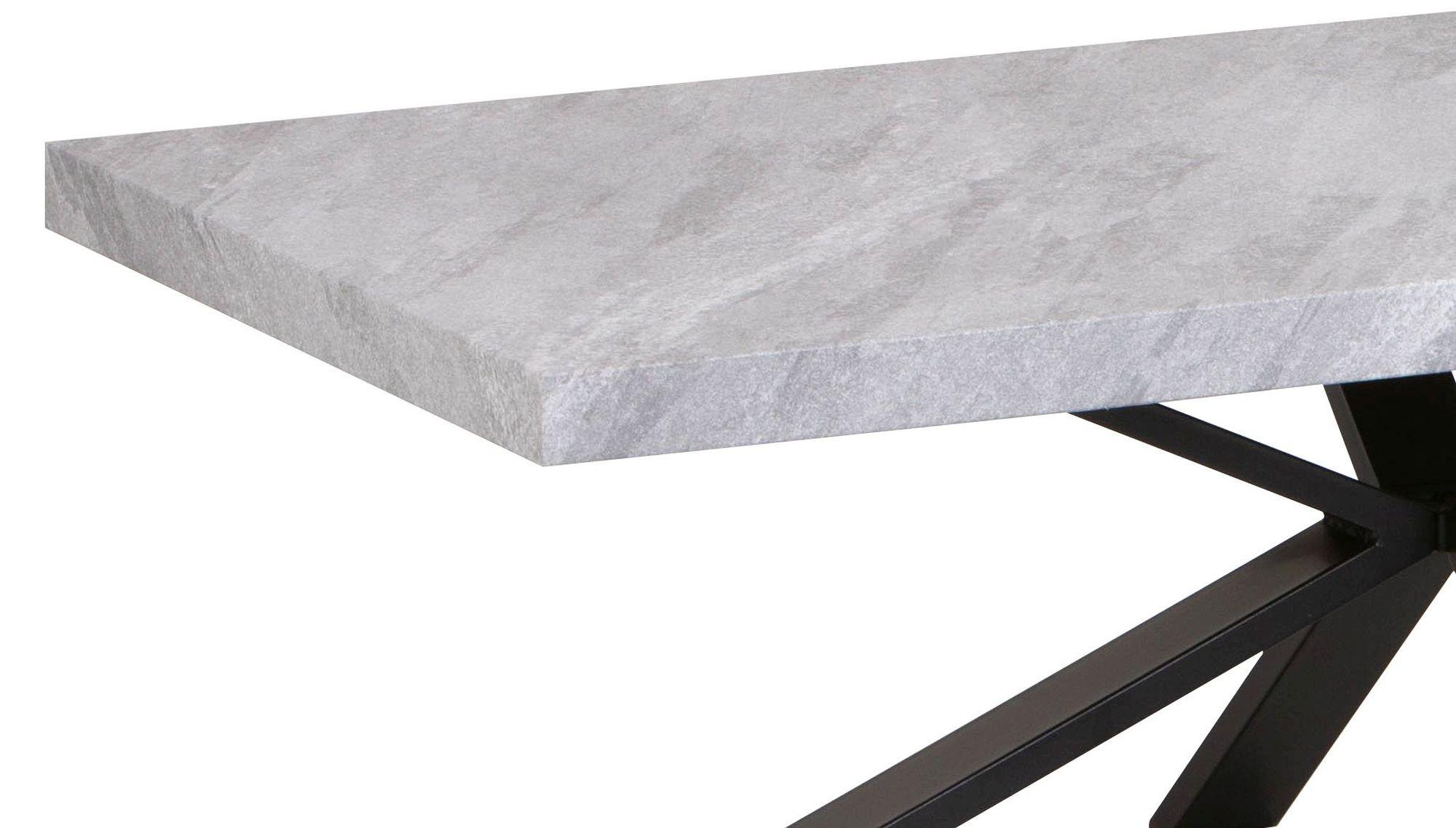 Product photograph of Bronx Grey Concrete Effect Coffee Table With Black Spider Legs from Choice Furniture Superstore.