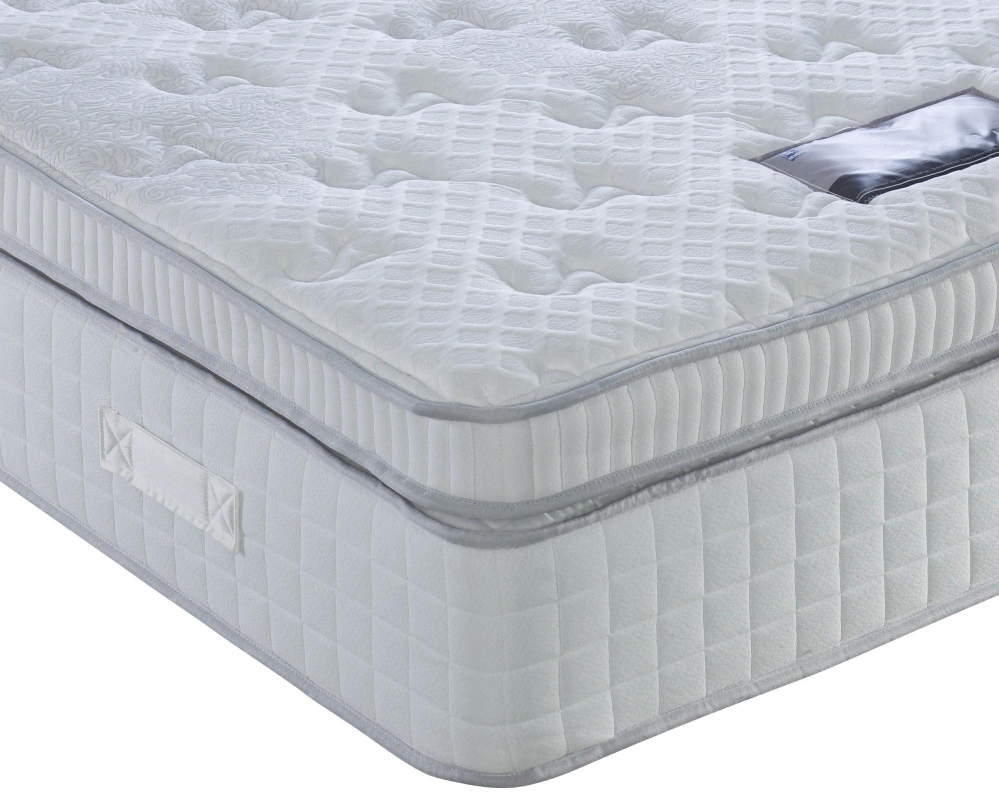 Product photograph of Dura Beds Turin Pillow Luxury 2000 Pocket Spring Mattress from Choice Furniture Superstore.