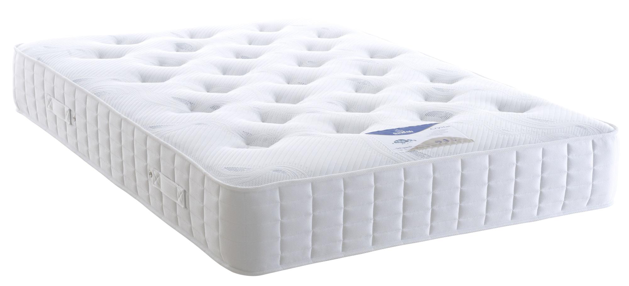 Product photograph of Dura Beds Crystal Orthopaedic Pocket Spring Mattress from Choice Furniture Superstore.