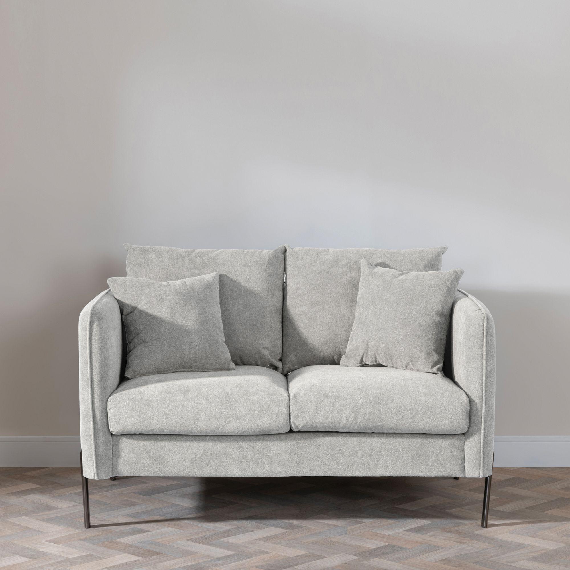 Product photograph of Clearance - Belgrave Grey Fabric 2 Seater Sofa from Choice Furniture Superstore.