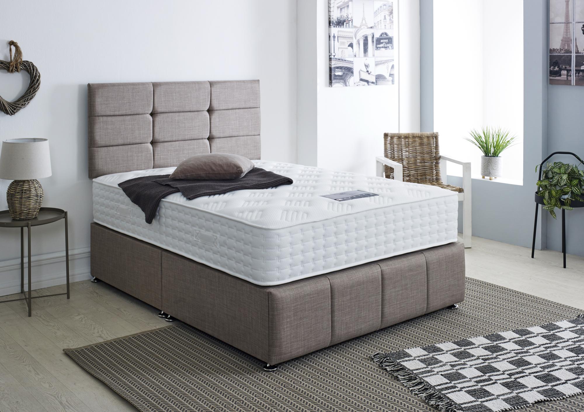 Product photograph of Dura Beds Everlast Pocket 1000 Platform Top Divan Bed from Choice Furniture Superstore.