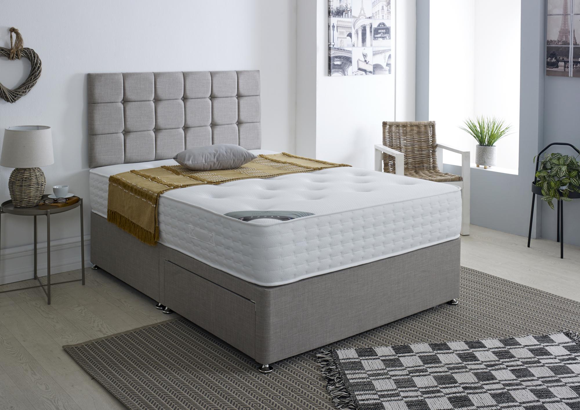 Product photograph of Dura Beds Everlast Ortho Platform Top Divan Bed from Choice Furniture Superstore.