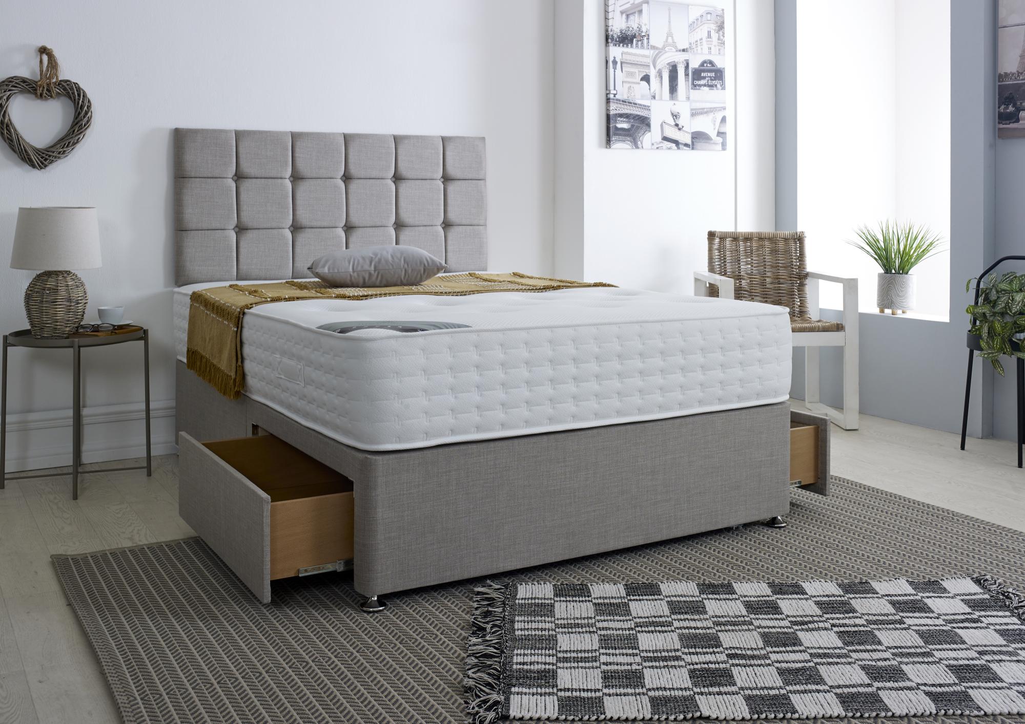 Product photograph of Dura Beds Everlast Ortho Platform Top Divan Bed from Choice Furniture Superstore.