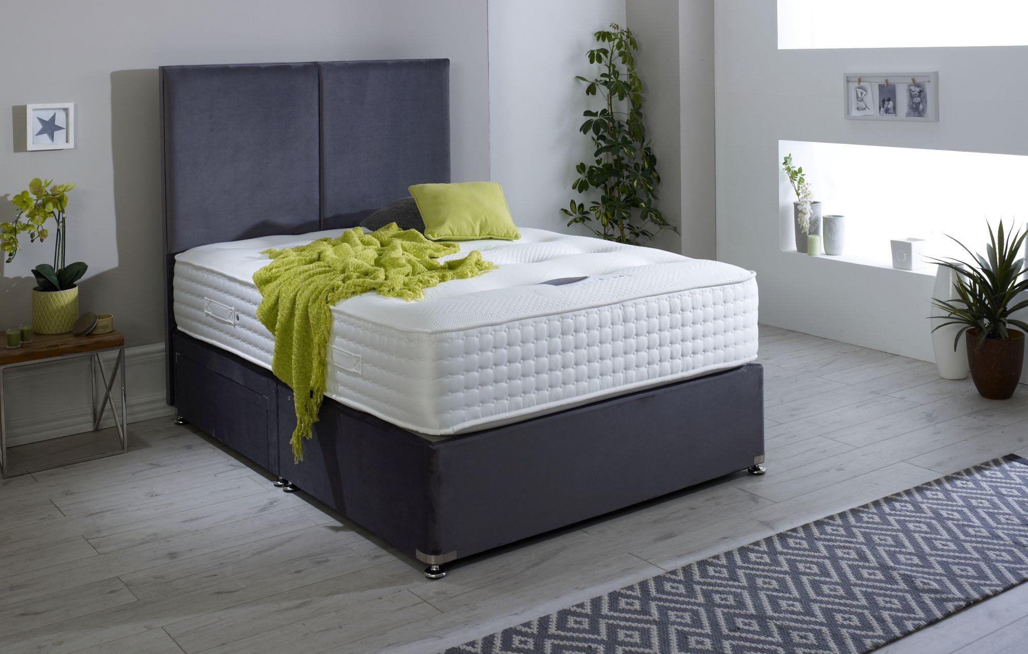 Product photograph of Dura Beds Victoria Orthopaedic Platform Top Divan Bed from Choice Furniture Superstore.