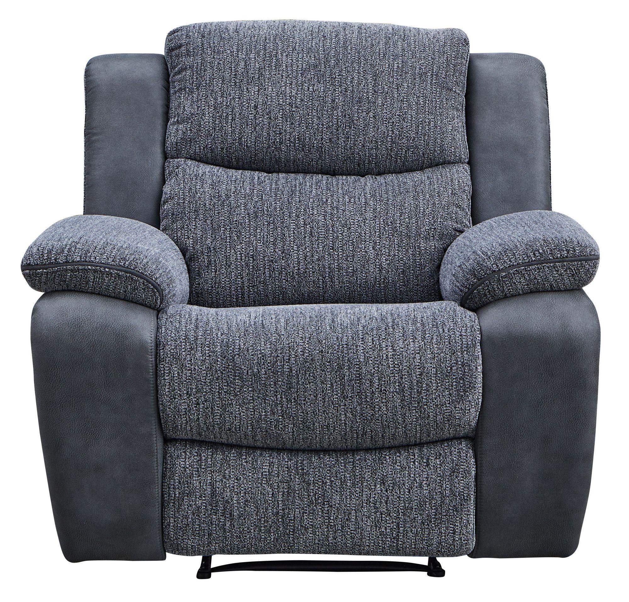 Product photograph of Legend Grey Fabric 3 1 1 Seater Recliner Sofa Suite from Choice Furniture Superstore.