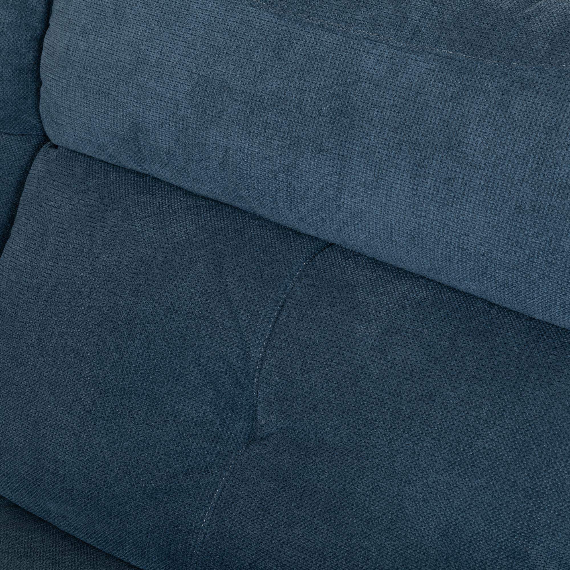 Product photograph of Augusta Ancona Blue Fabric 2 Seater Electric Recliner Sofa from Choice Furniture Superstore.