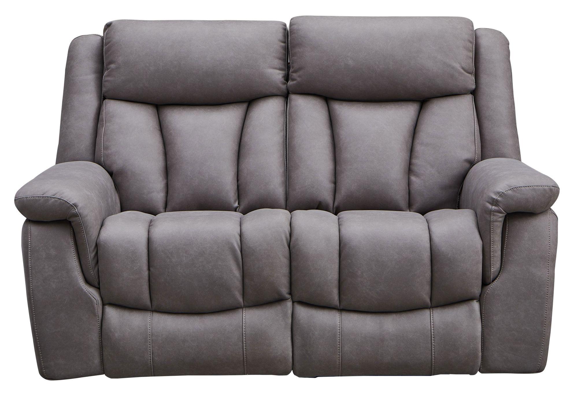 Product photograph of Dylan Grey Fabric 3 2 Seater Electric Recliner Sofa Suite from Choice Furniture Superstore.