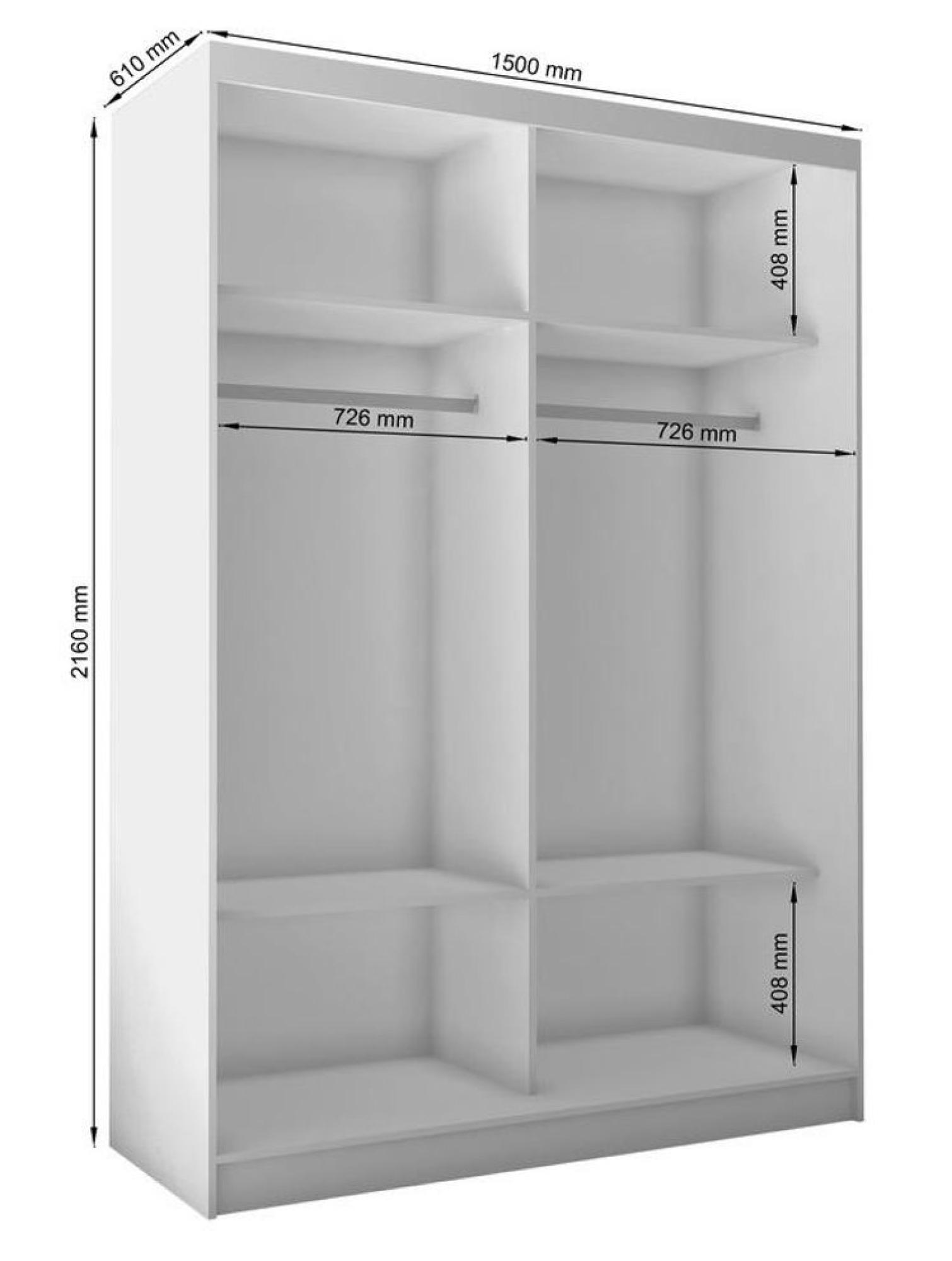 Product photograph of Felicity Oak 2 Door Sliding Wardrobe from Choice Furniture Superstore.