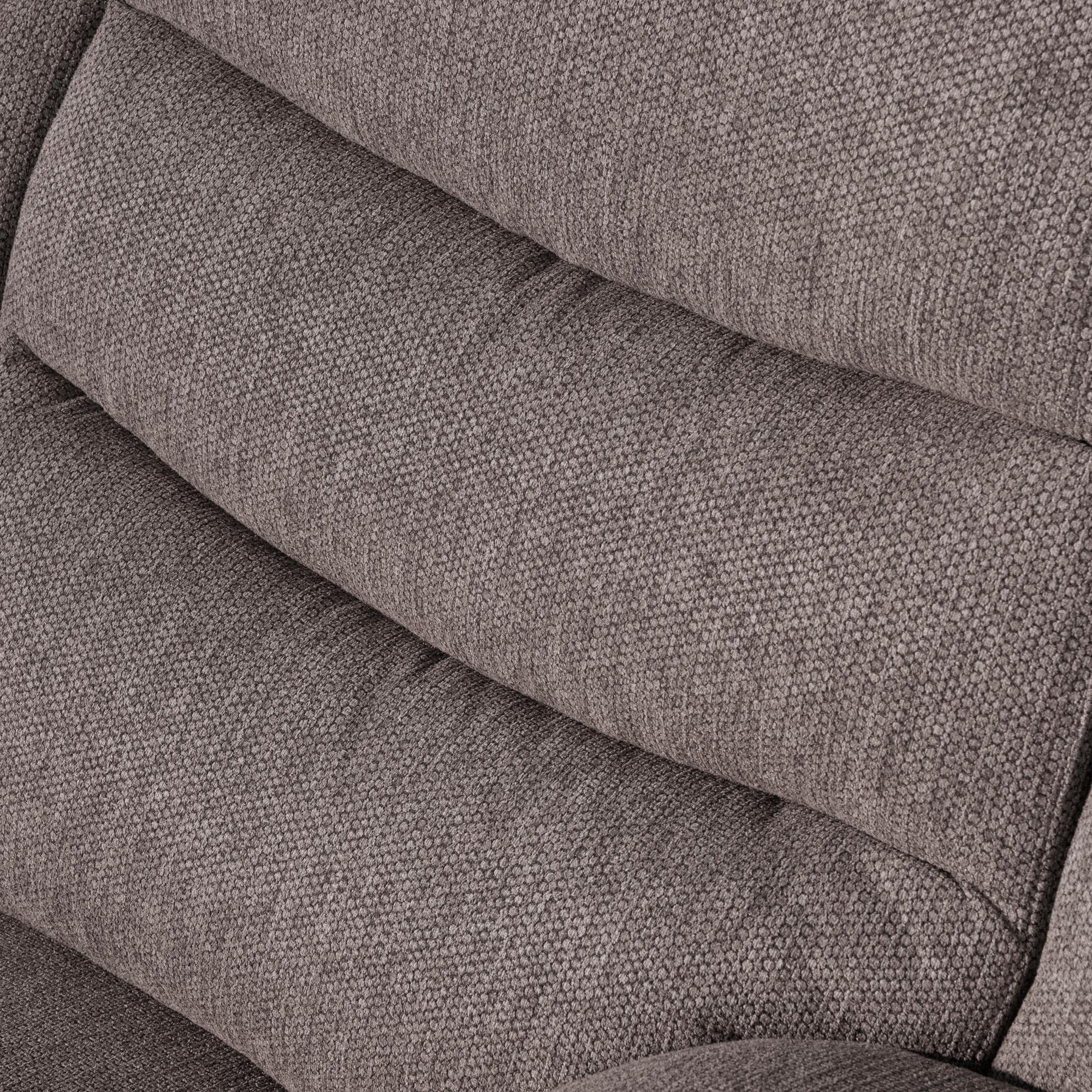 Product photograph of Sorrento Brown Fabric Recliner Armchair from Choice Furniture Superstore.