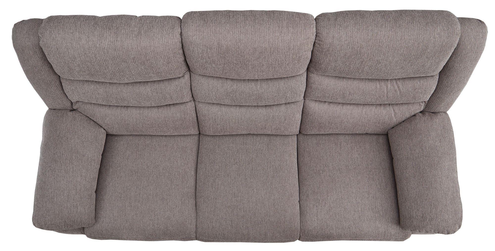 Product photograph of Sorrento Brown Fabric 3 Seater Recliner Sofa from Choice Furniture Superstore.