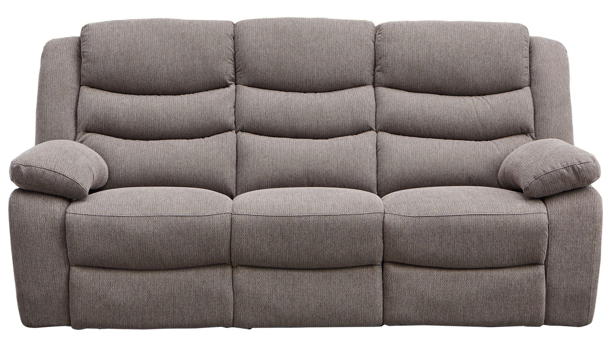 Product photograph of Sorrento Brown Fabric 3 1 1 Seater Recliner Sofa Suite from Choice Furniture Superstore.