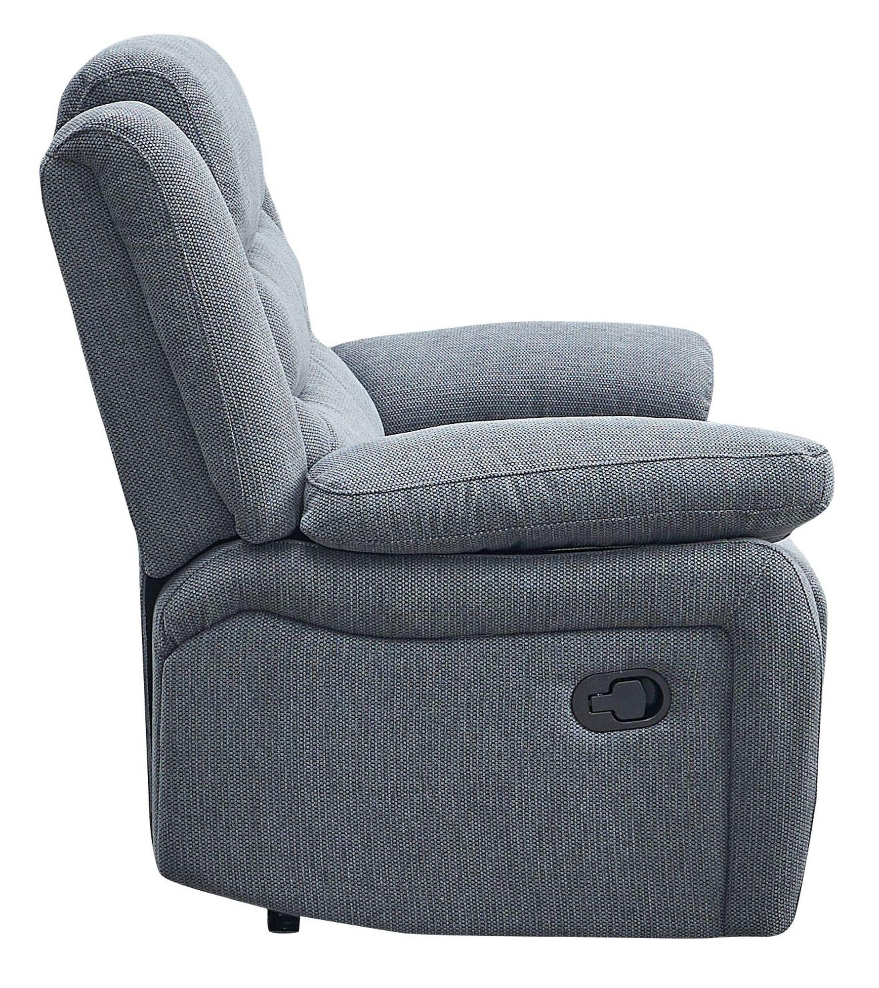 Product photograph of Sorrento Dark Grey Fabric 2 Seater Recliner Sofa from Choice Furniture Superstore.