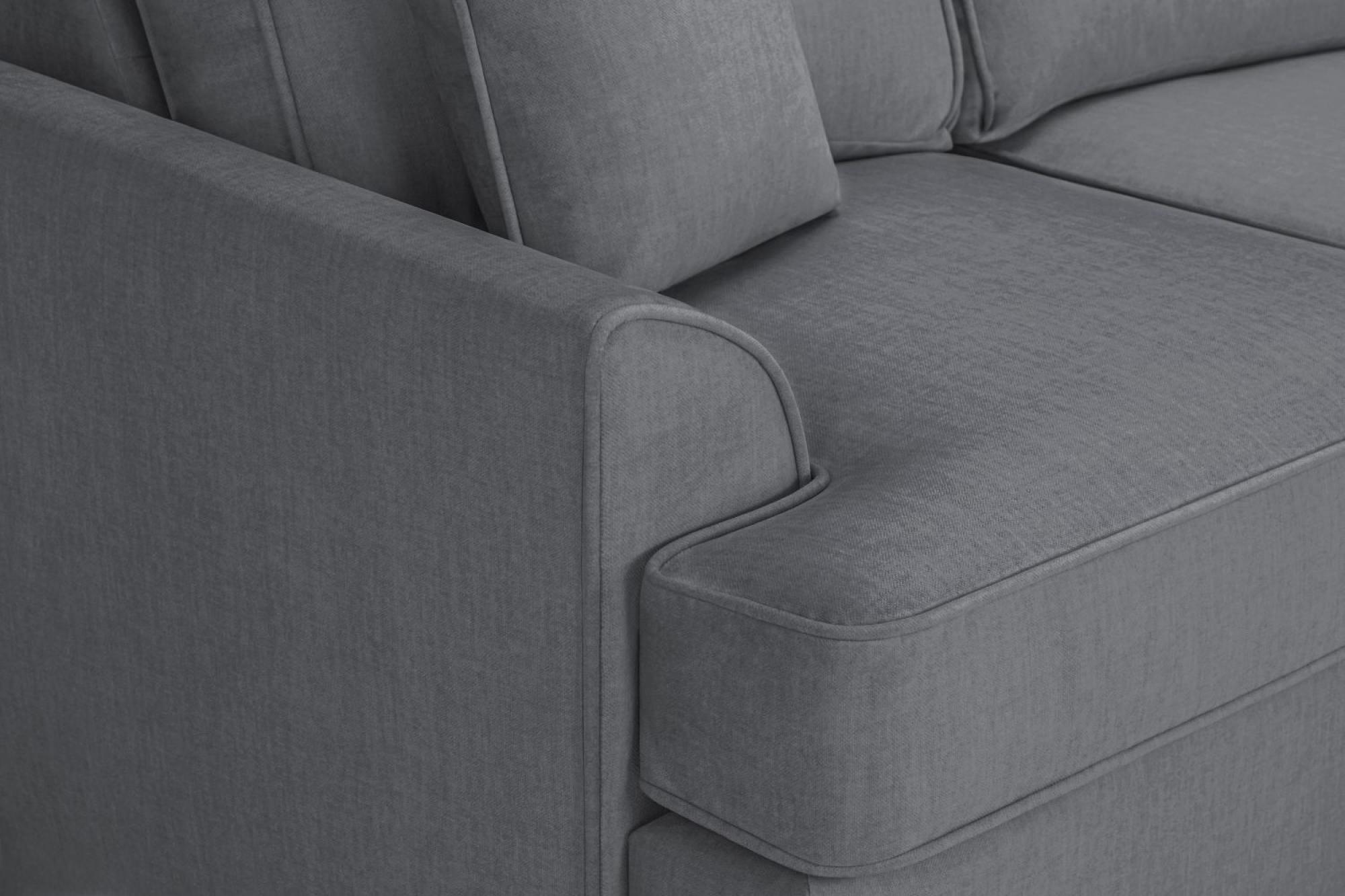 Product photograph of Funk Grey Fabric Universal Corner Sofa from Choice Furniture Superstore.