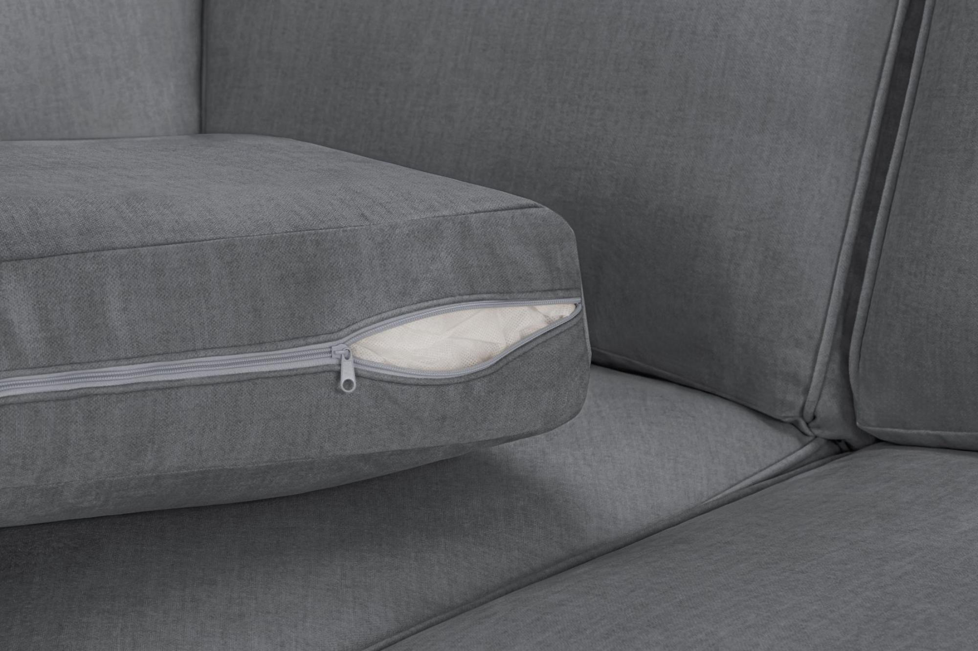 Product photograph of Funk Grey Fabric Universal Corner Sofa from Choice Furniture Superstore.