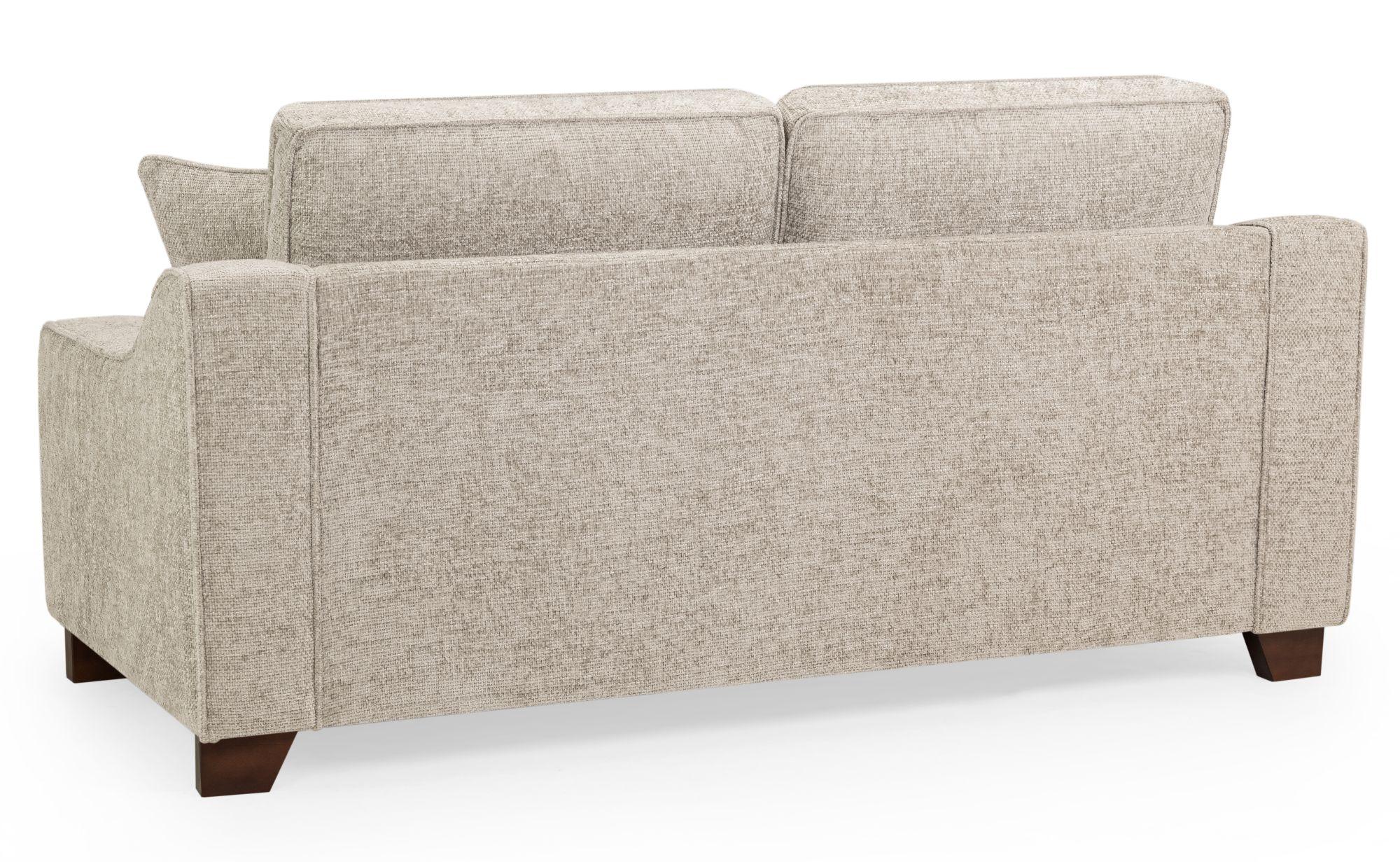 Product photograph of Nebraska Beige Fabric 3 Seater Sofa from Choice Furniture Superstore.