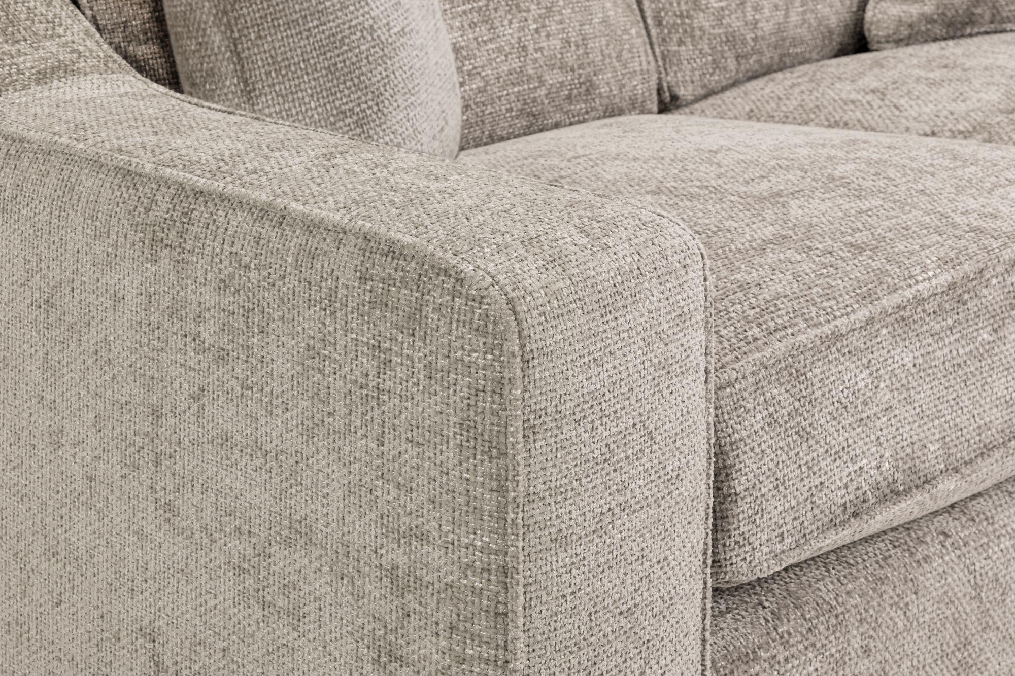 Product photograph of Nebraska Beige Fabric Large Corner Sofa Suite from Choice Furniture Superstore.