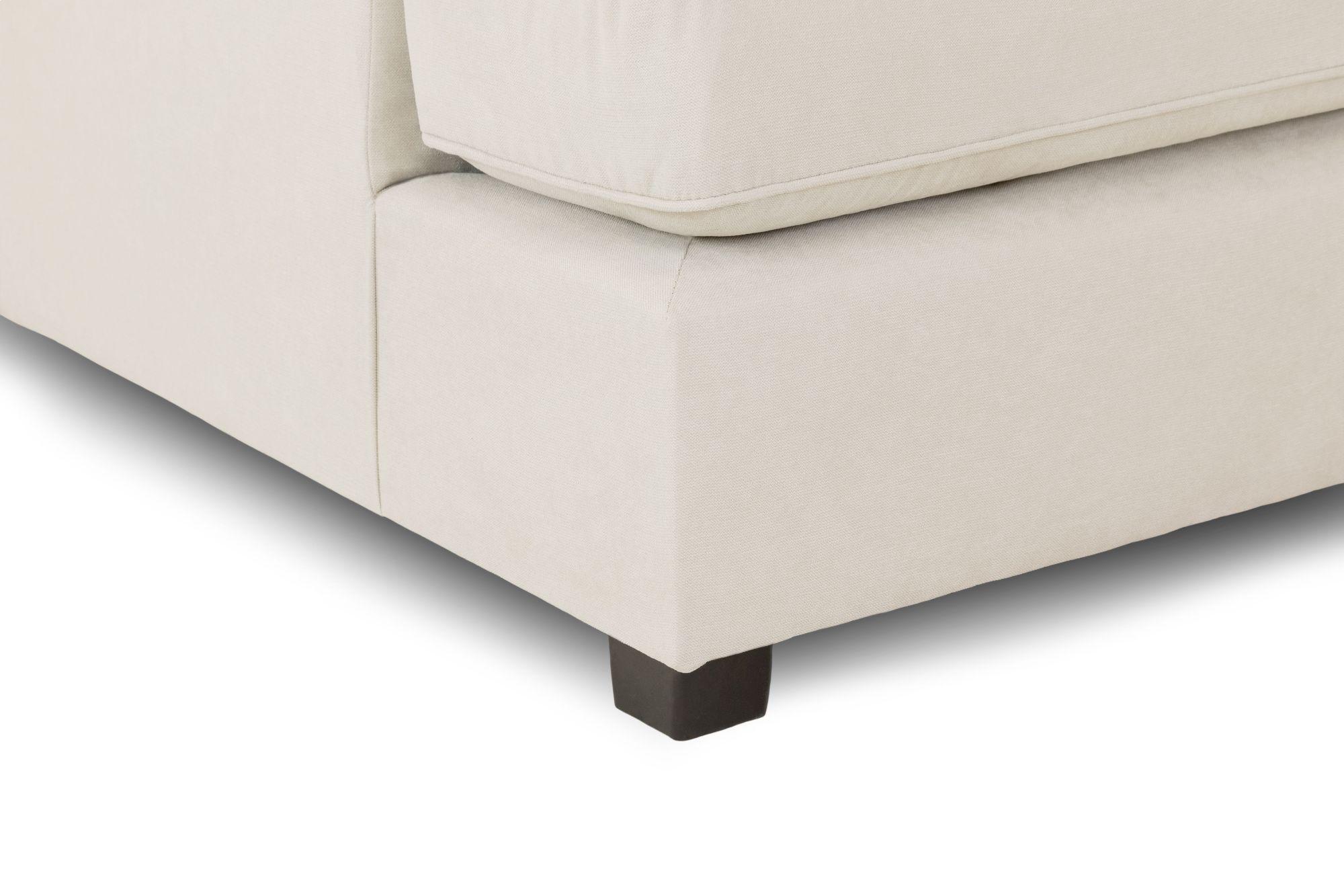 Product photograph of Carnaby Classic Beige Fabric U Shape Corner Sofa Suite from Choice Furniture Superstore.