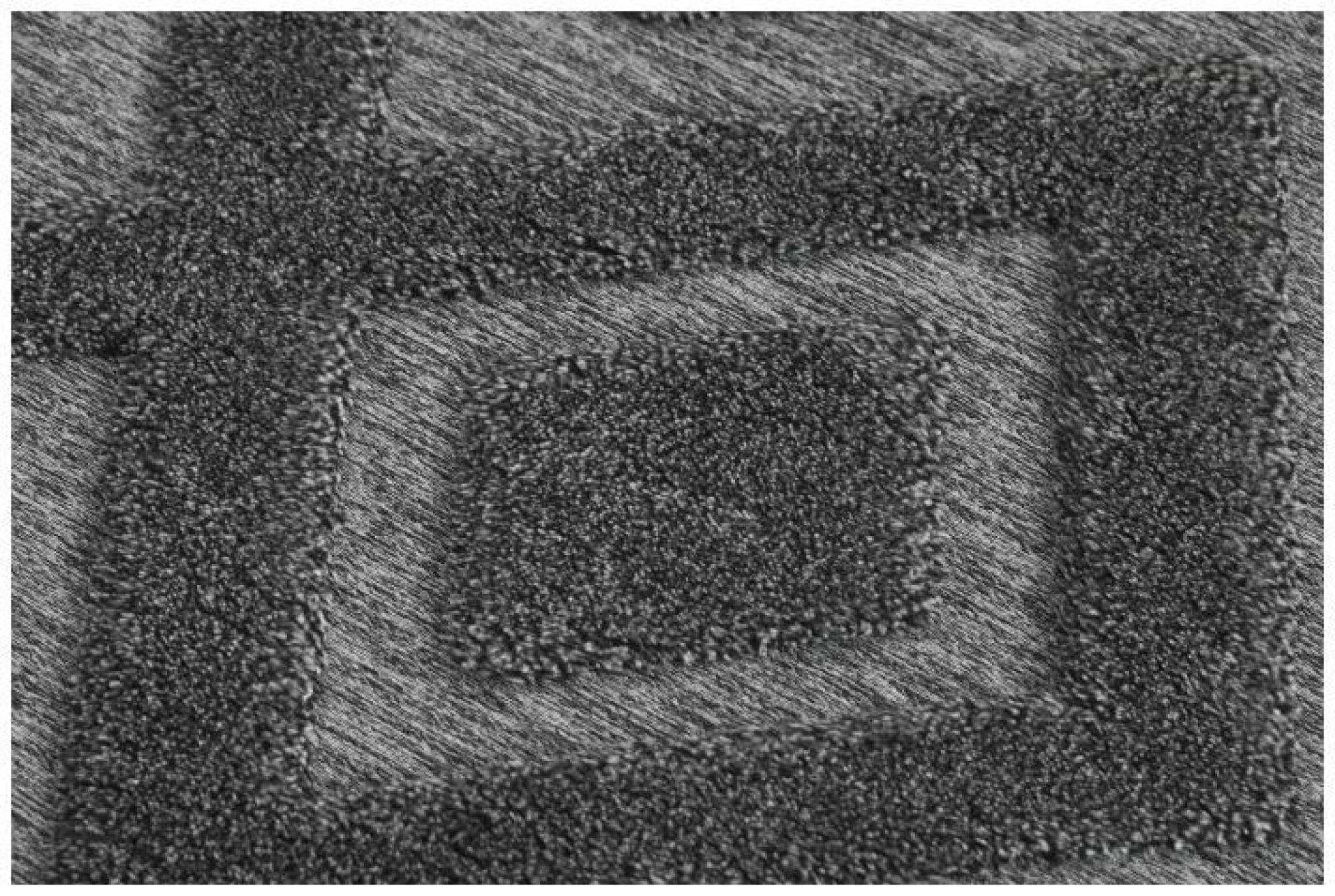 Product photograph of Erode Dark Grey Fabric Rug - 175cm X 100cm from Choice Furniture Superstore.