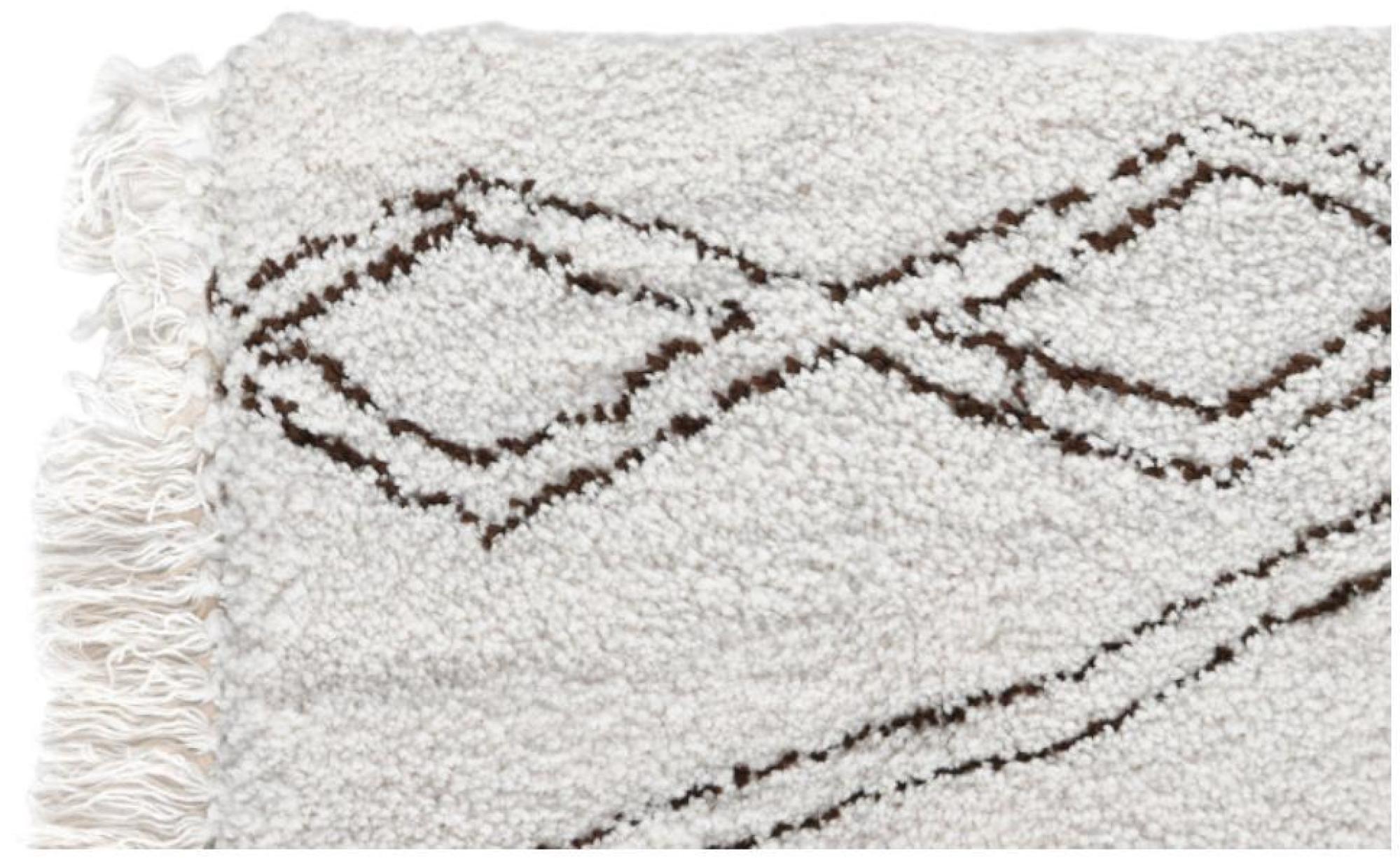 Product photograph of Gangtok Beige Polyester Boho Rug - 175cm X 100cm from Choice Furniture Superstore.