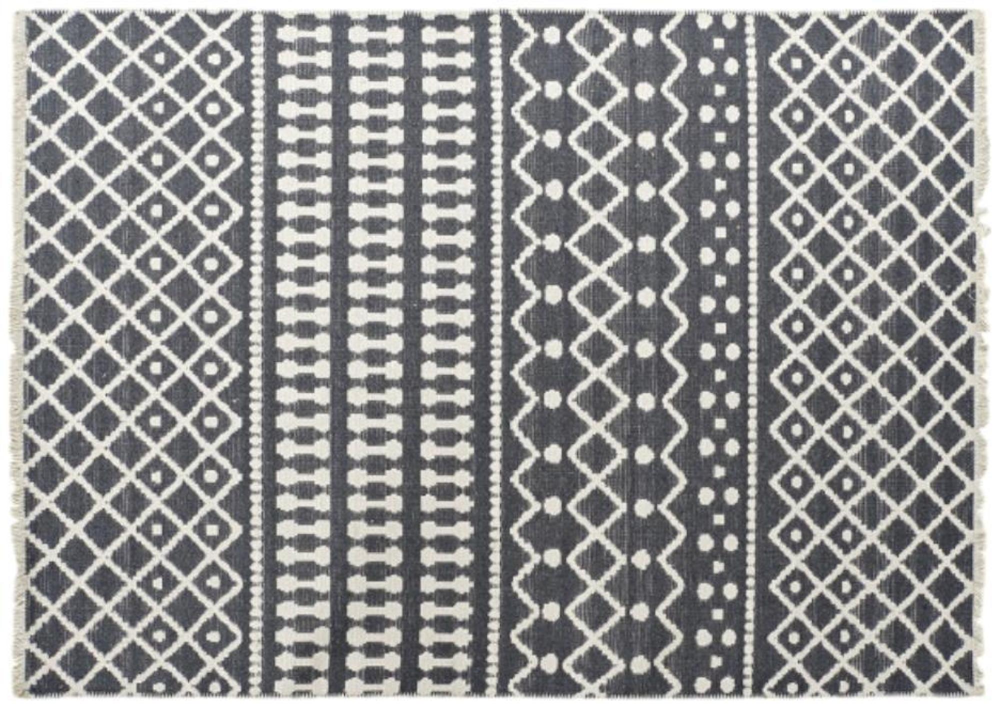 Product photograph of Jammu Dark Gray Boho Rug - 200cm X 290cm from Choice Furniture Superstore.