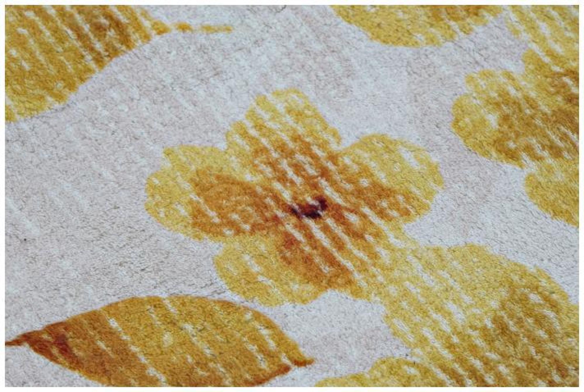 Product photograph of Kota Yellow Tropical Rug - 200cm X 290cm from Choice Furniture Superstore.