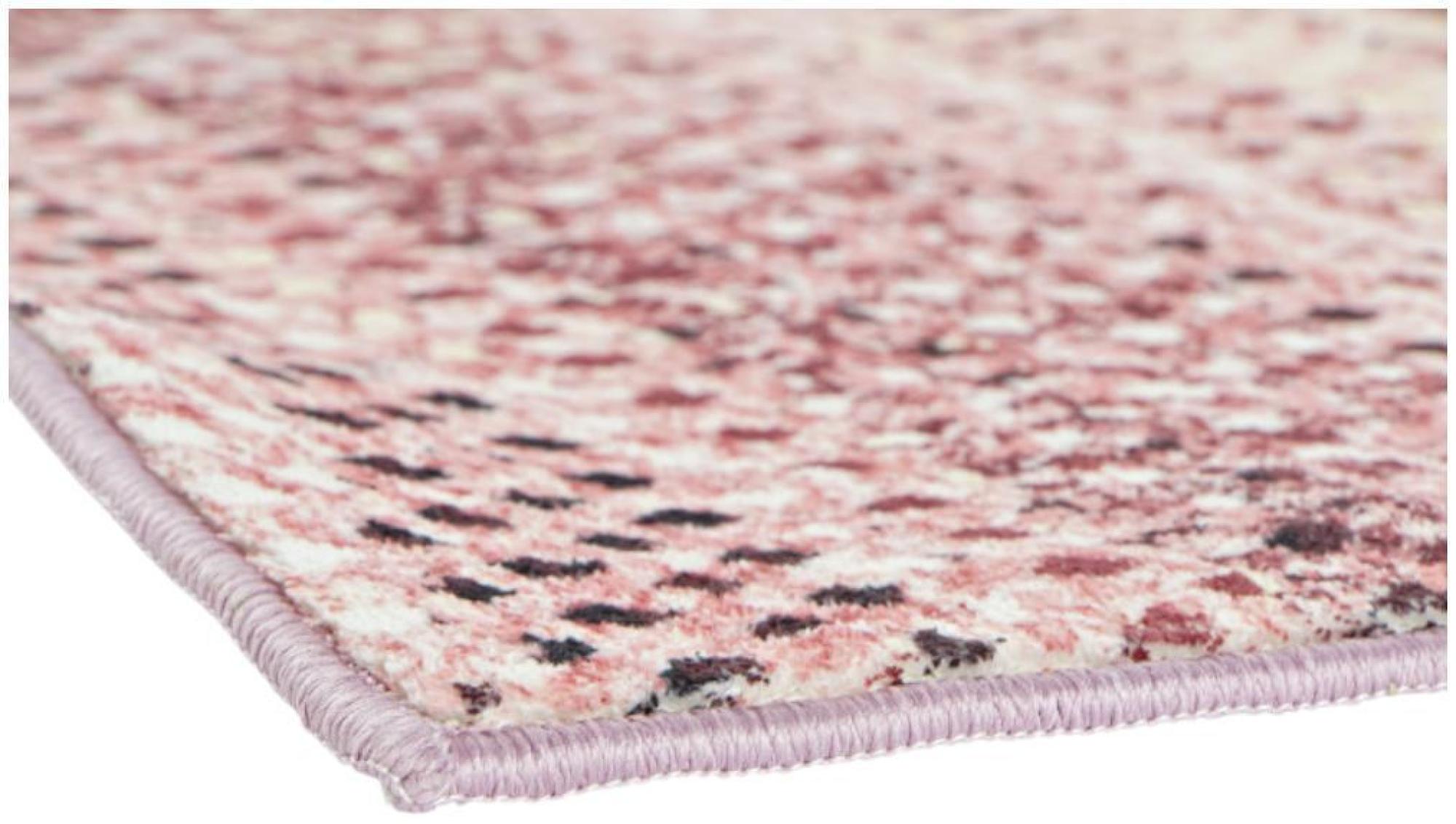 Product photograph of Kullu Pink Polyester Scandi Rug - 200cm X 290cm from Choice Furniture Superstore.