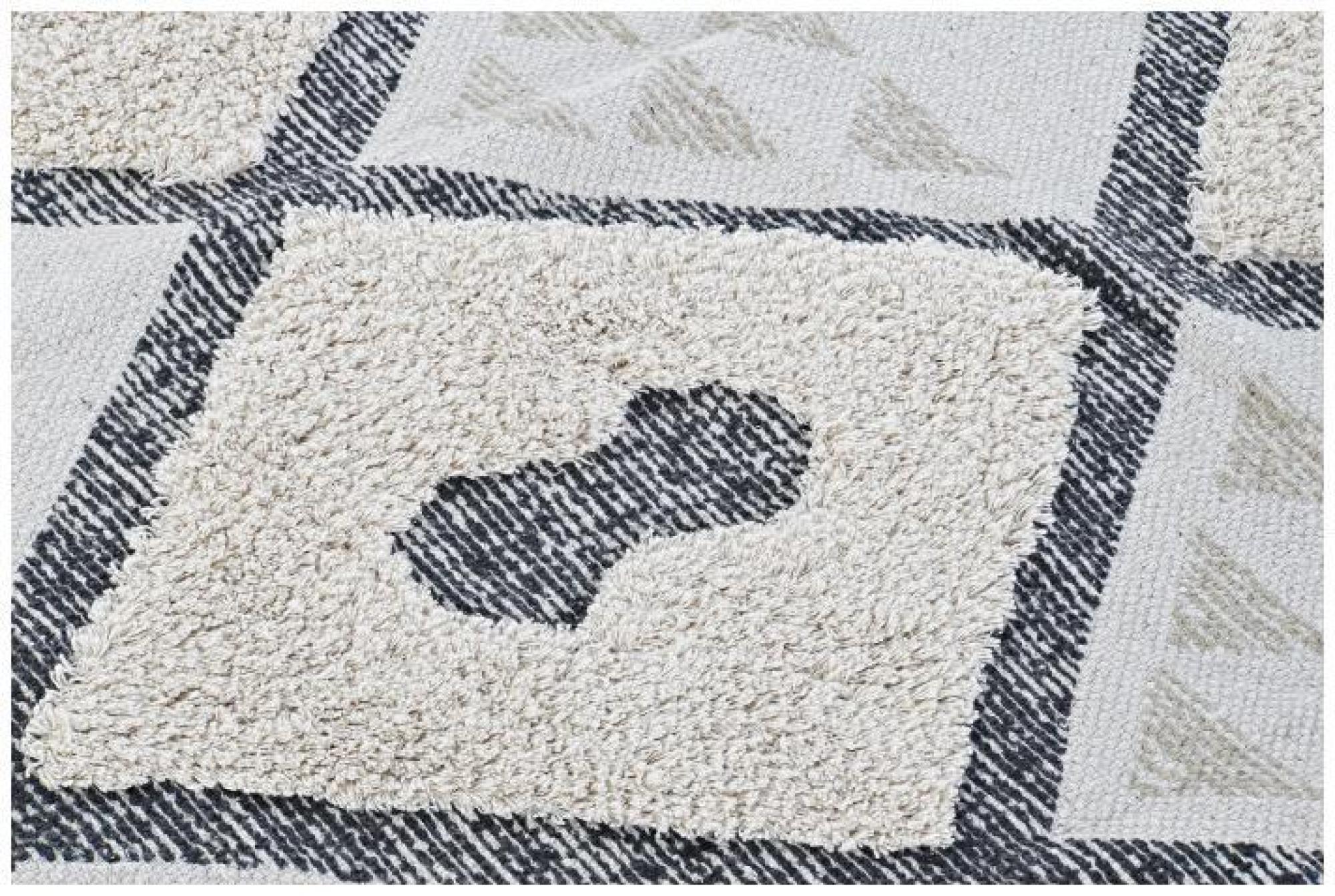 Product photograph of Modena Beige Cotton Modern Rug - 200cm X 290cm from Choice Furniture Superstore.