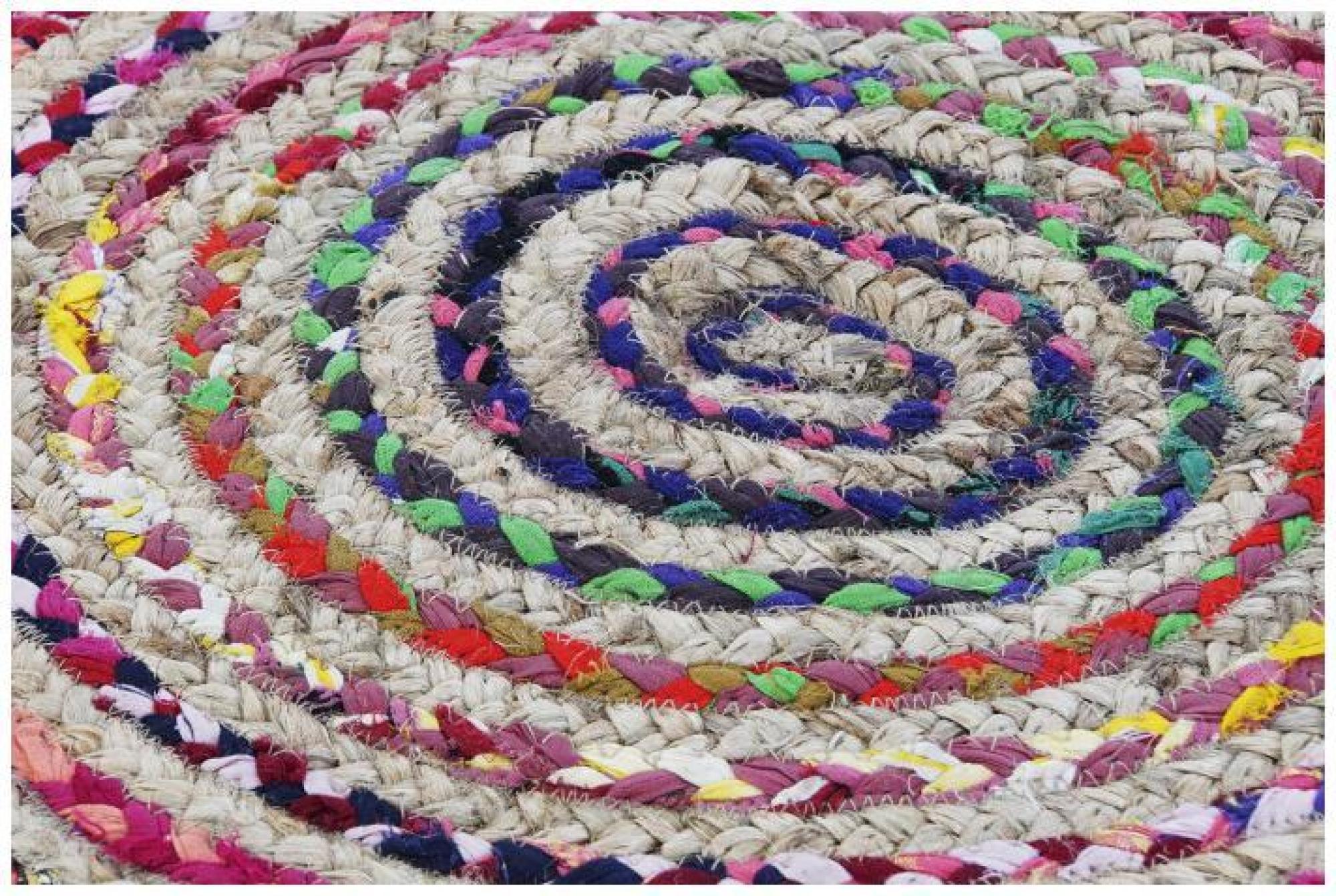 Product photograph of Morena Multi Coloured Round Arabian Rug - 200cm X 200cm from Choice Furniture Superstore.