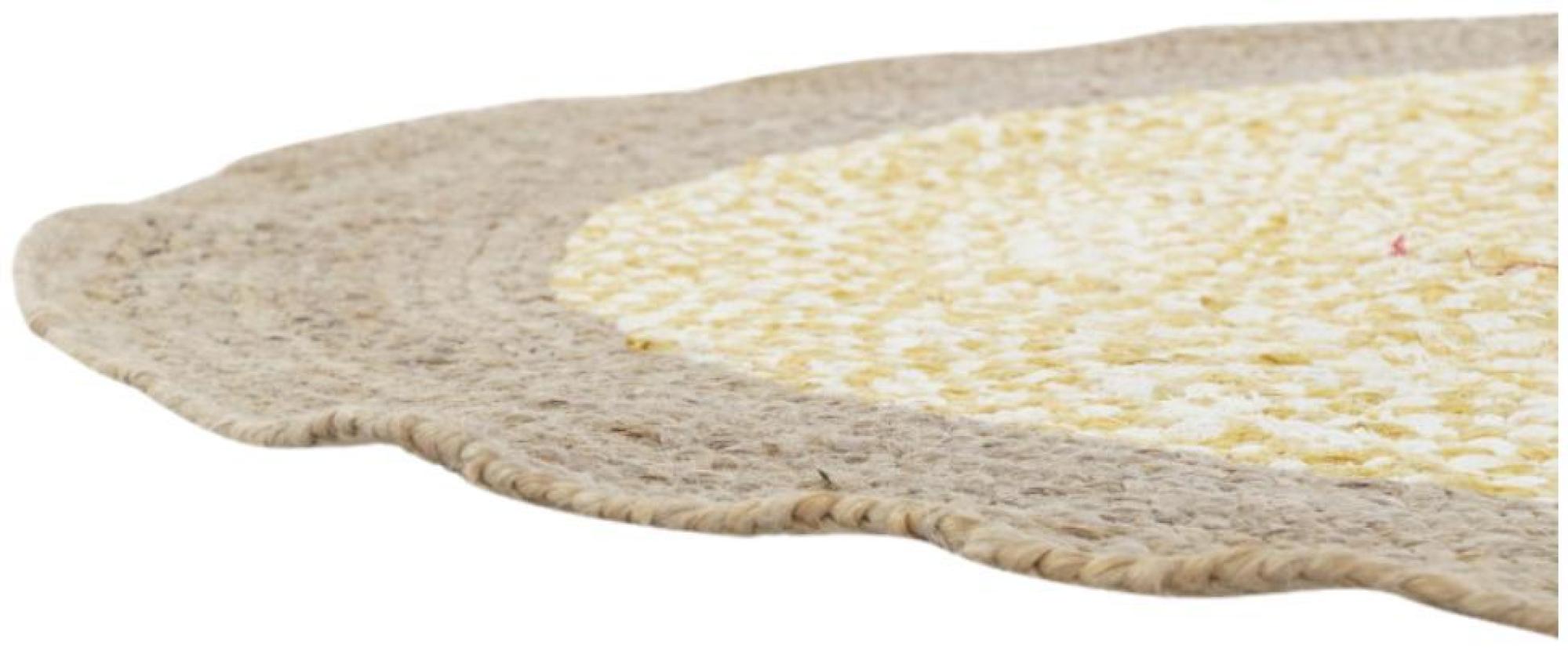 Product photograph of Mumbai Brown Round Jute Rug - 148cm X 148cm from Choice Furniture Superstore.