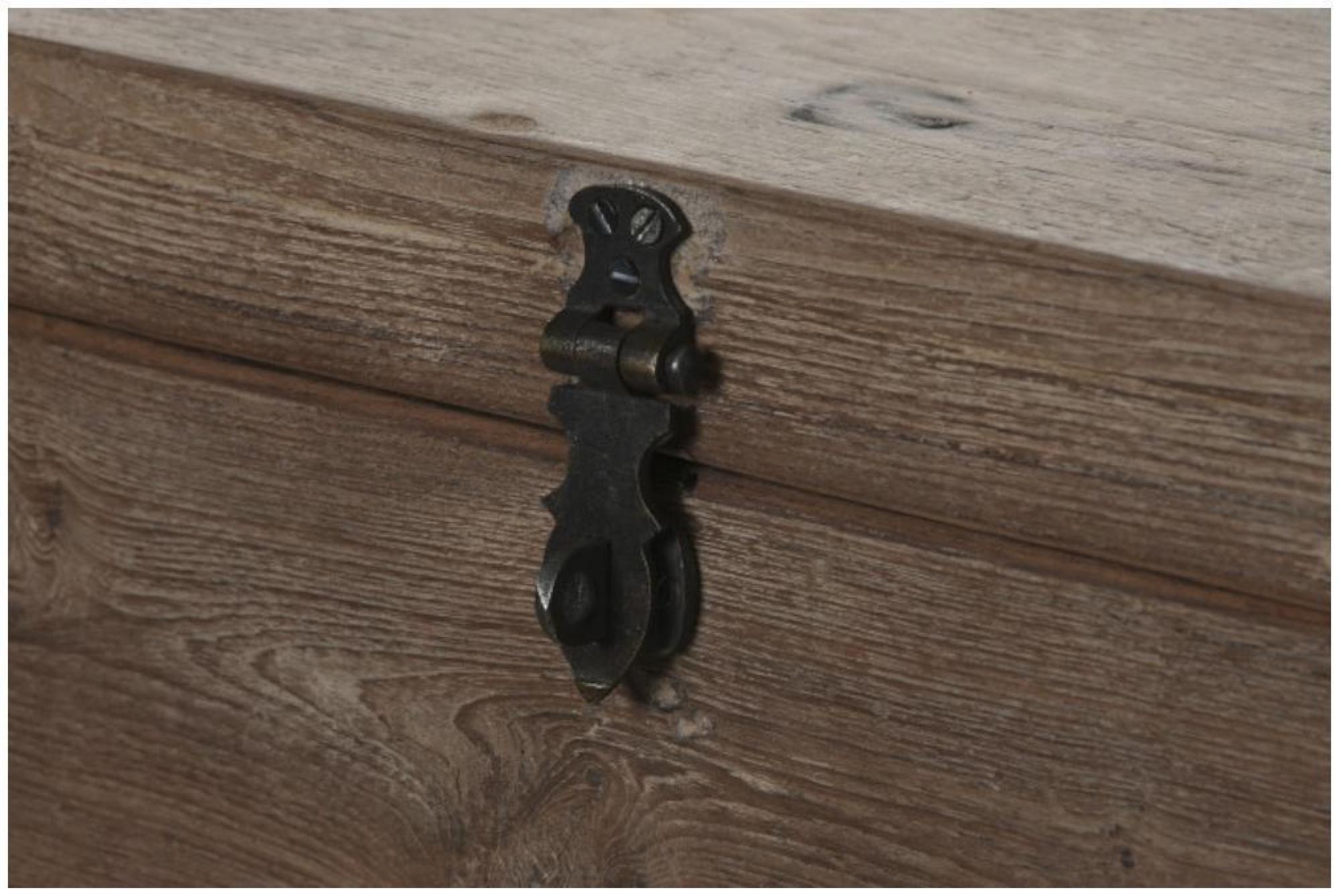 Product photograph of Ranchi Black Wood Trunk Box from Choice Furniture Superstore.