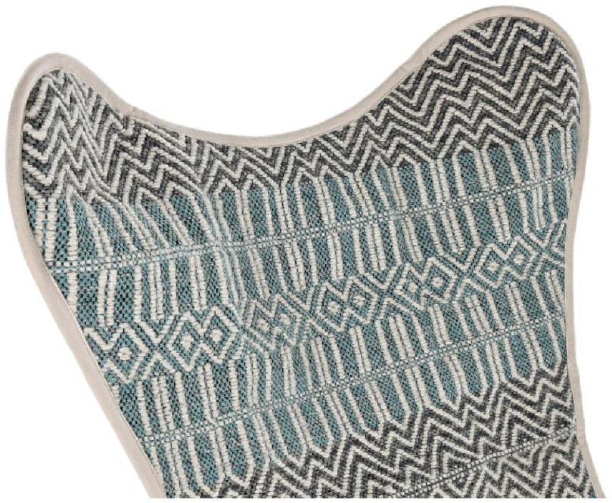 Product photograph of Sirsa Mint Green Cotton Fabric Butterfly Chair from Choice Furniture Superstore.