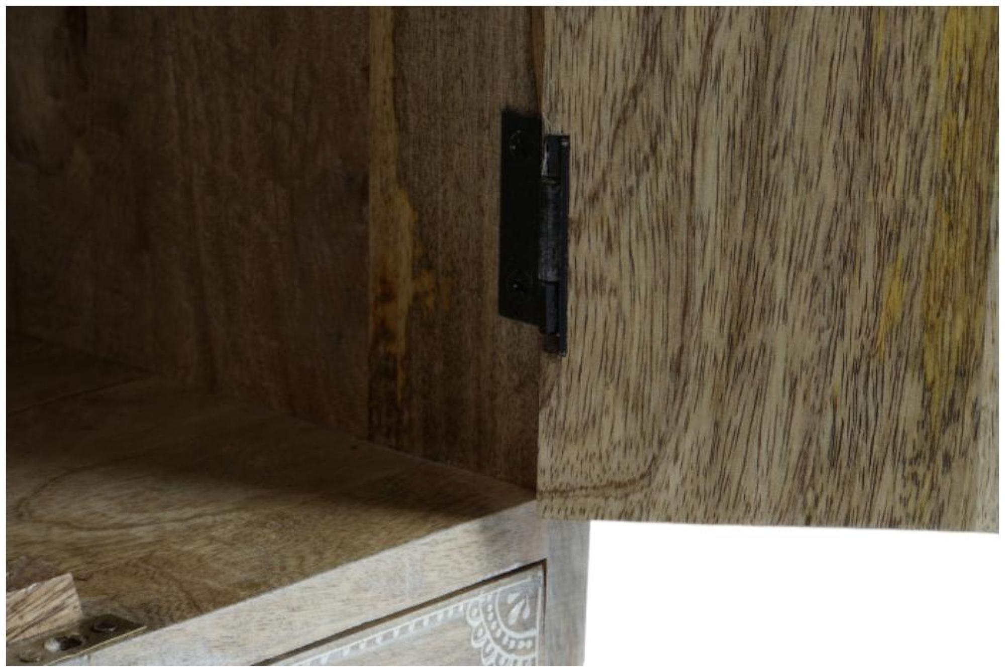 Product photograph of Sikar White Washed Mango Wood Multi Drawer Chest from Choice Furniture Superstore.