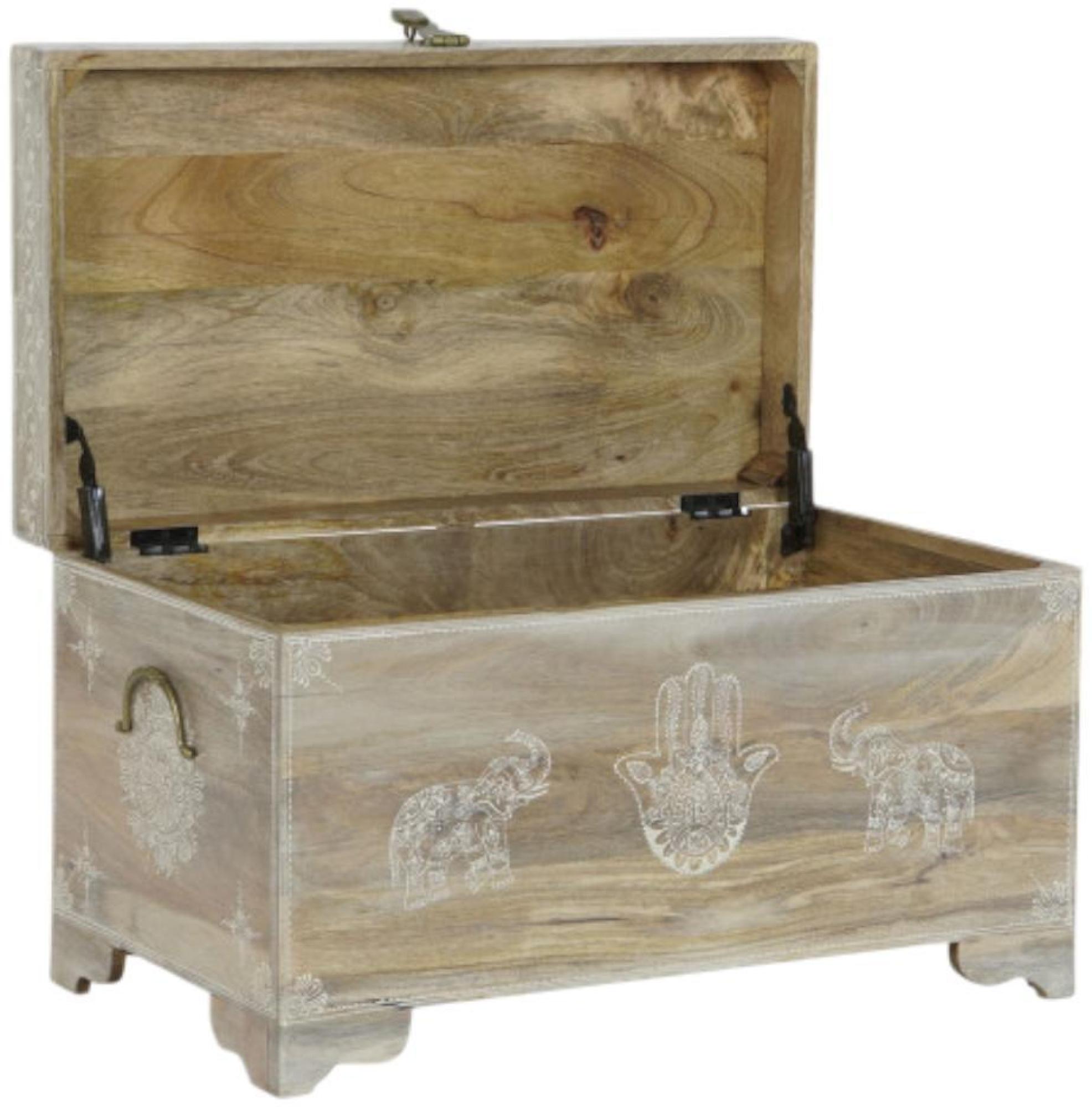 Product photograph of Loft Natural Mango Trunk Box from Choice Furniture Superstore.