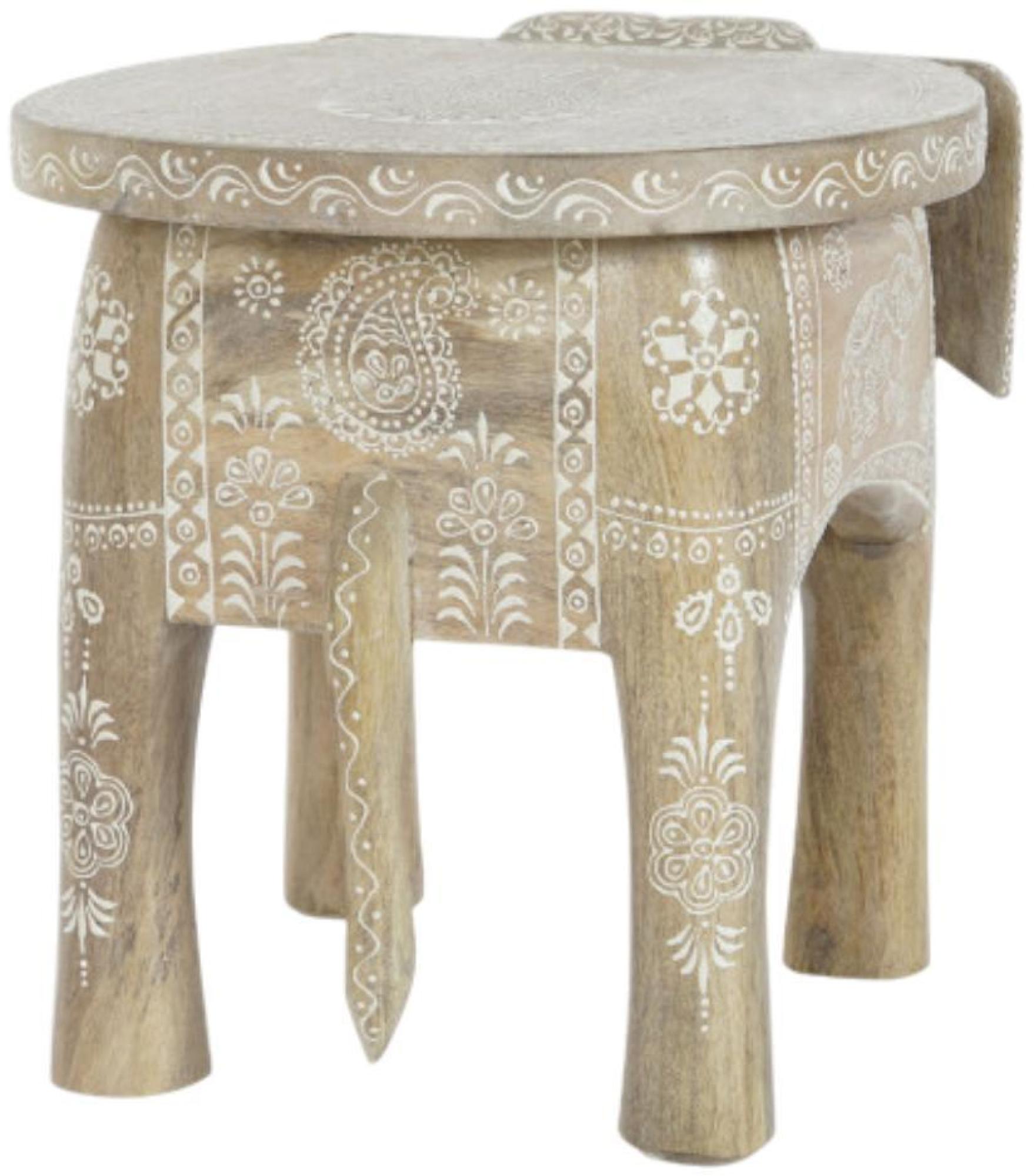 Product photograph of Loft Natural Mango Elephant Side Table from Choice Furniture Superstore.